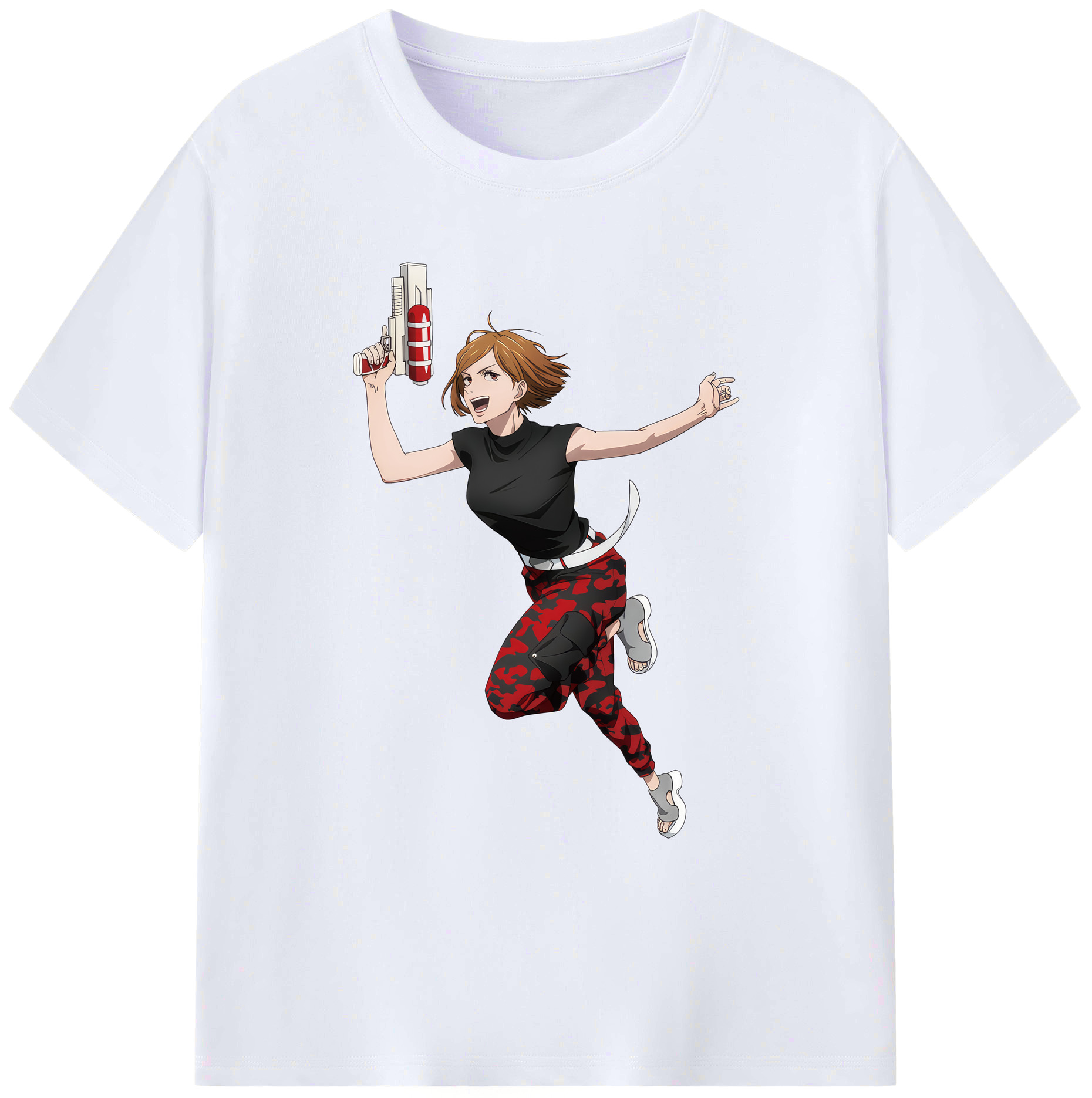 （画像用） 呪術廻戦 Jujutsu Kaisen 綿100％ メンズ半袖Tシャツ｜肌触りやわらか＆通気性