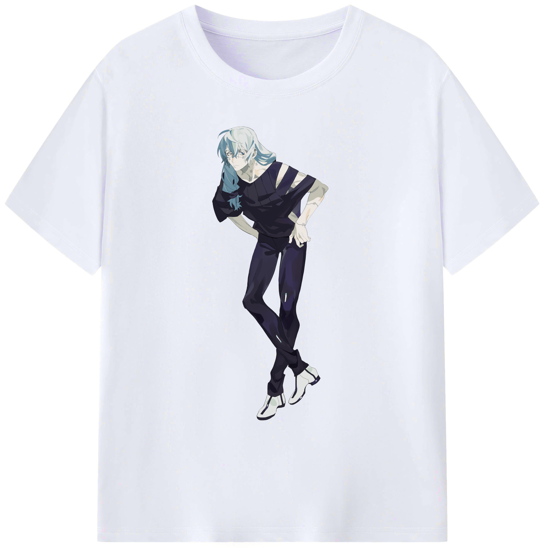 （画像用） 呪術廻戦 Jujutsu Kaisen 綿100％ メンズ半袖Tシャツ｜肌触りやわらか＆通気性