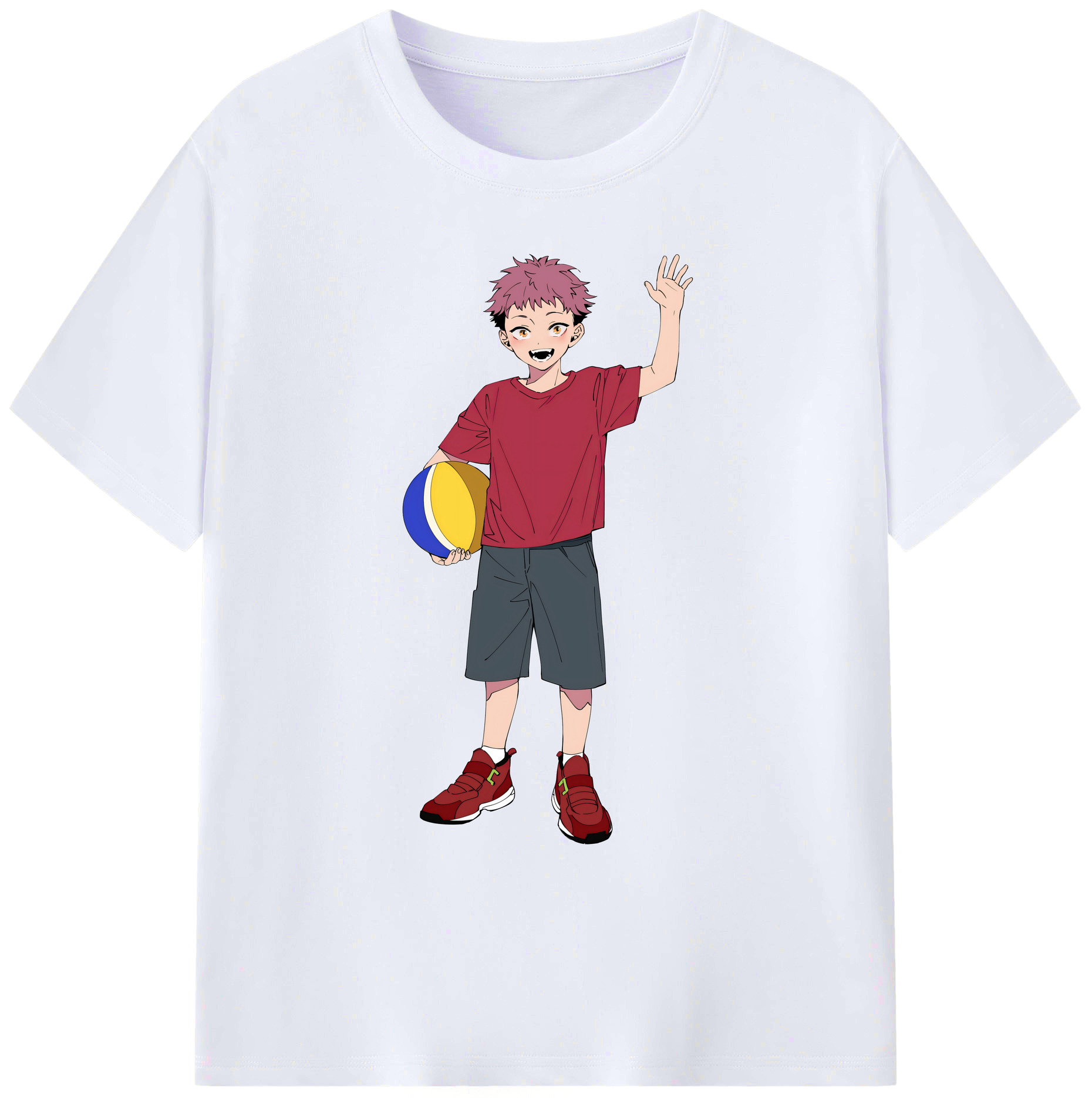 （画像用） 呪術廻戦 Jujutsu Kaisen 綿100％ メンズ半袖Tシャツ｜肌触りやわらか＆通気性