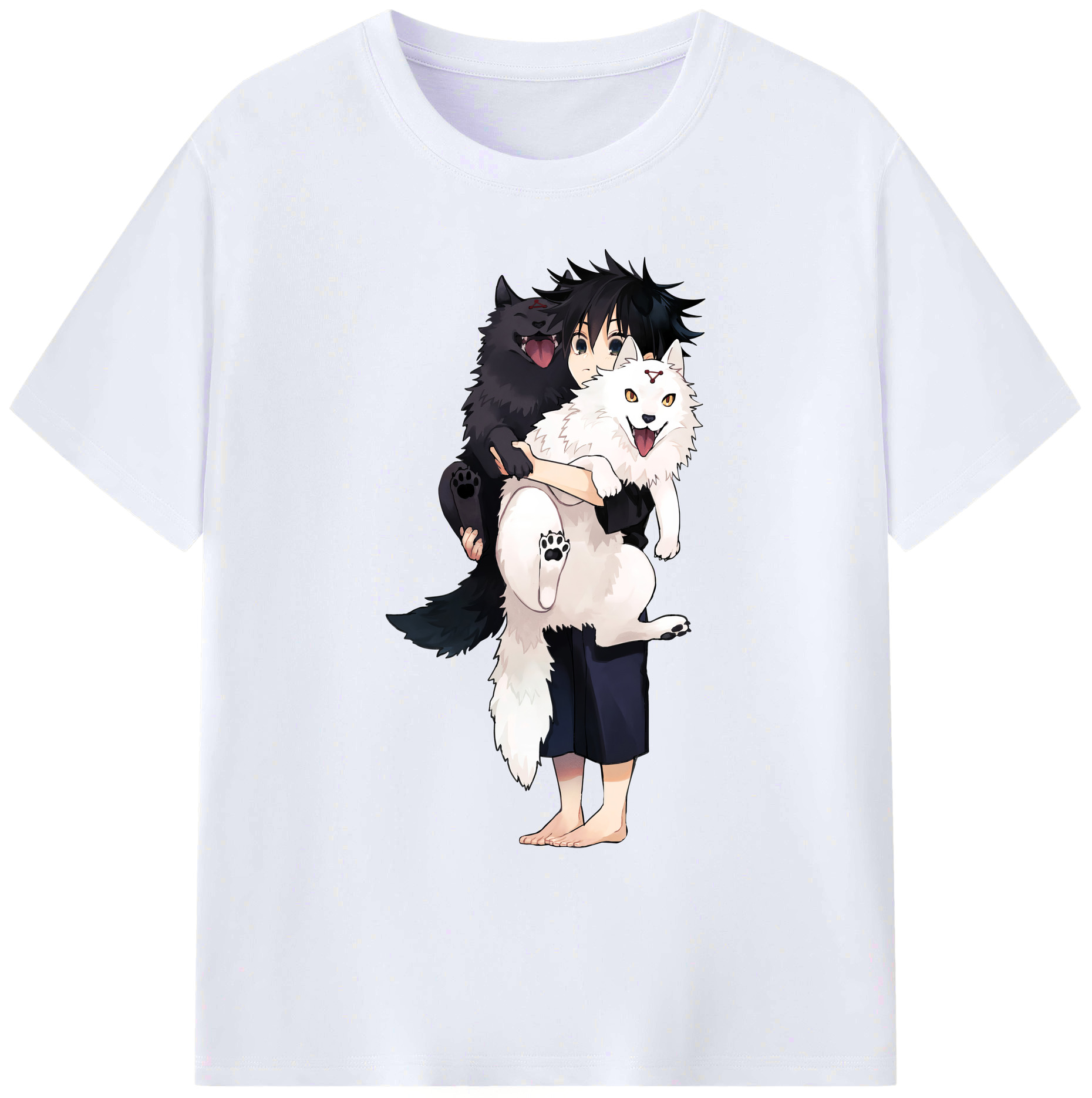 （画像用） 呪術廻戦 Jujutsu Kaisen 綿100％ メンズ半袖Tシャツ｜肌触りやわらか＆通気性