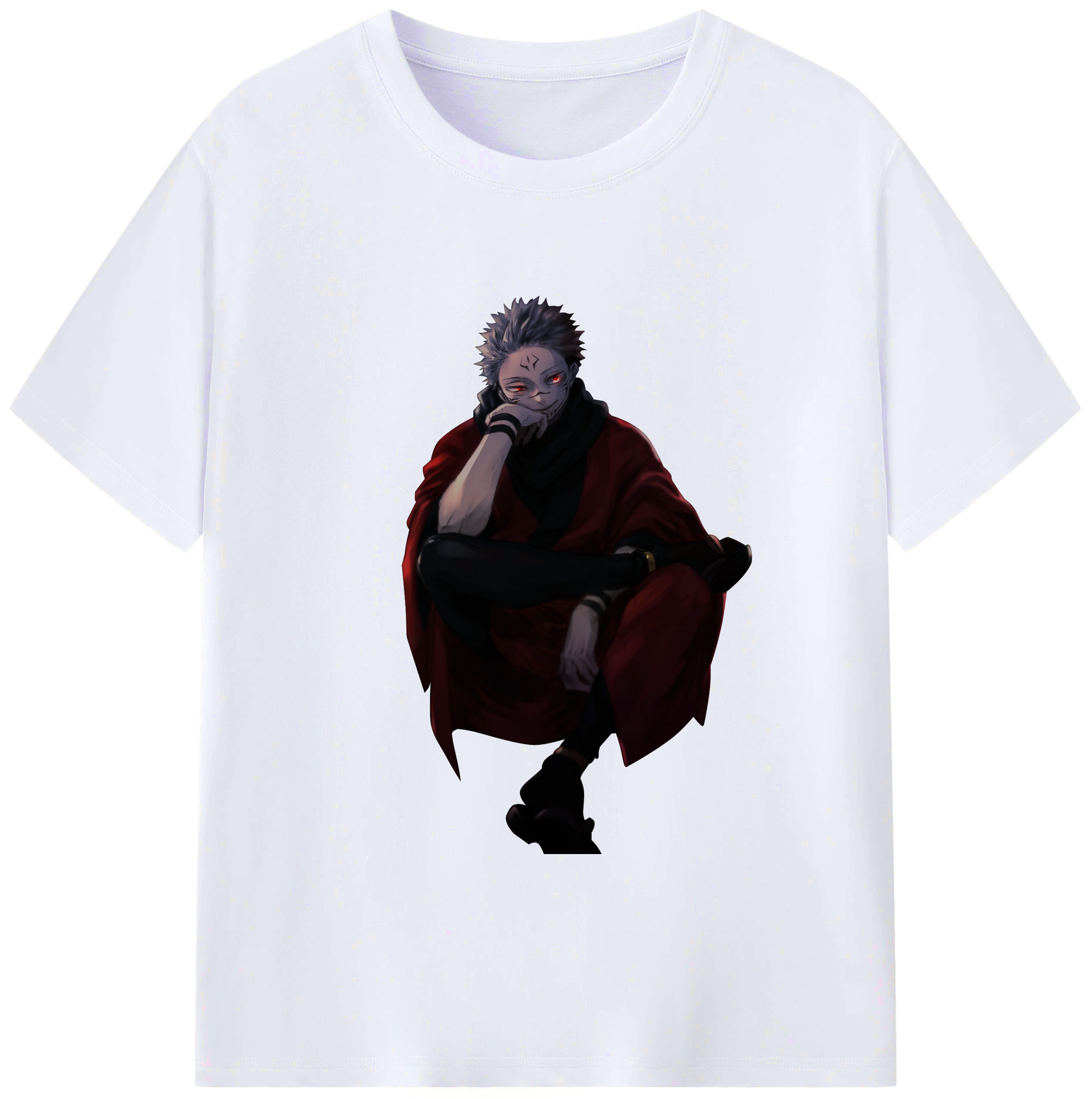 （画像用） 呪術廻戦 Jujutsu Kaisen 綿100％ メンズ半袖Tシャツ｜肌触りやわらか＆通気性