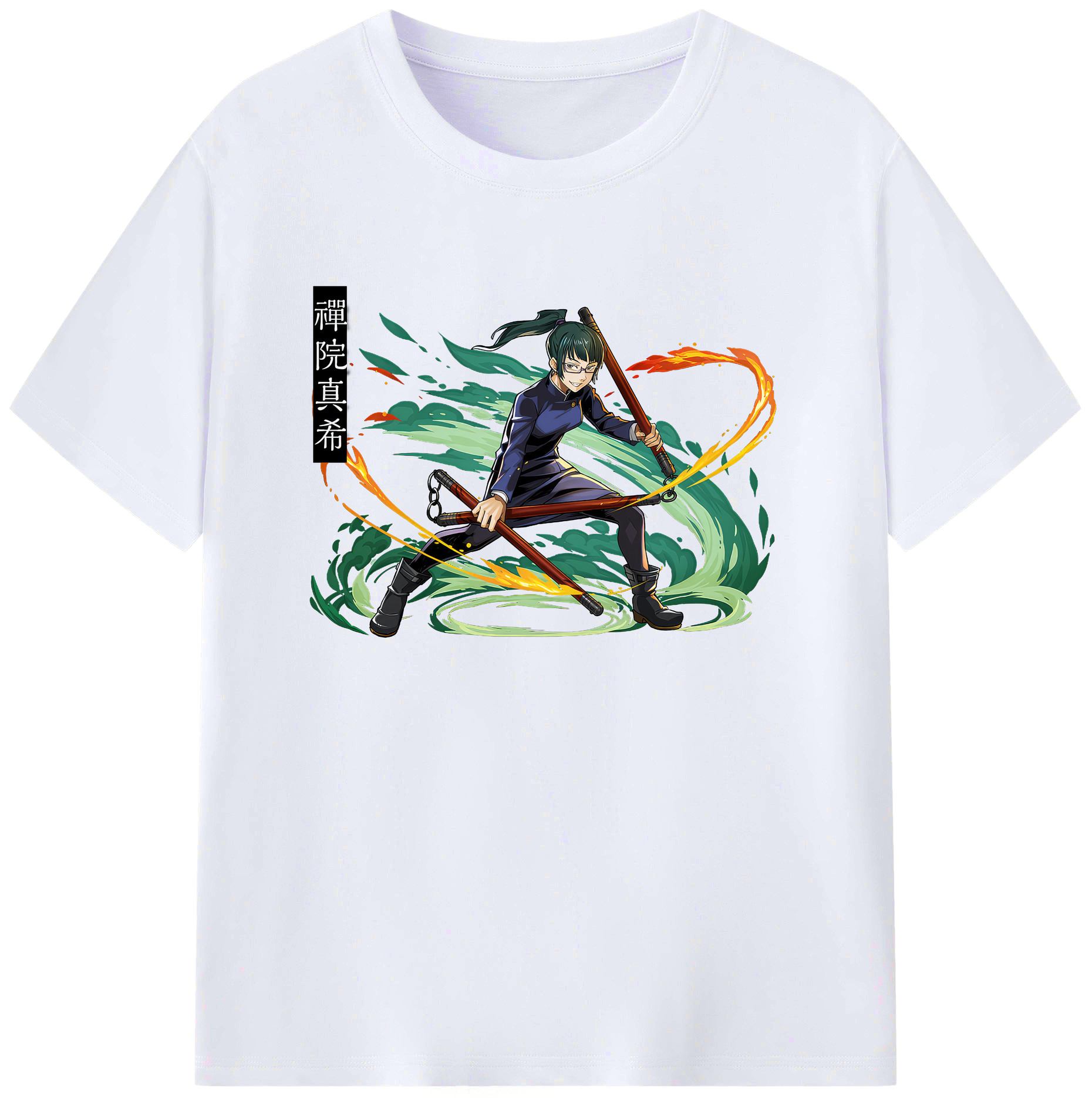 （画像用） 呪術廻戦 Jujutsu Kaisen 綿100％ メンズ半袖Tシャツ｜肌触りやわらか＆通気性