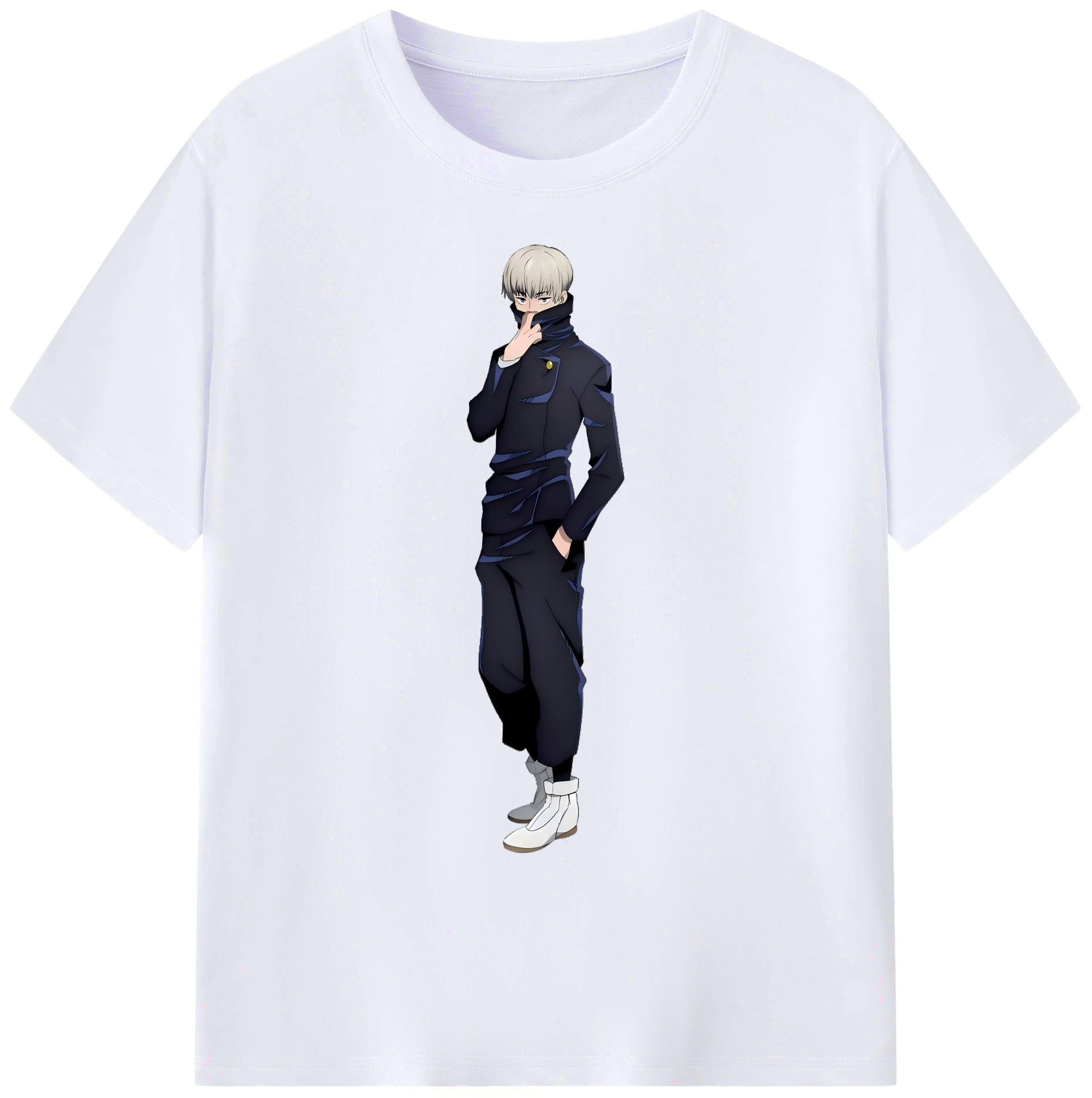 （画像用） 呪術廻戦 Jujutsu Kaisen 綿100％ メンズ半袖Tシャツ｜肌触りやわらか＆通気性
