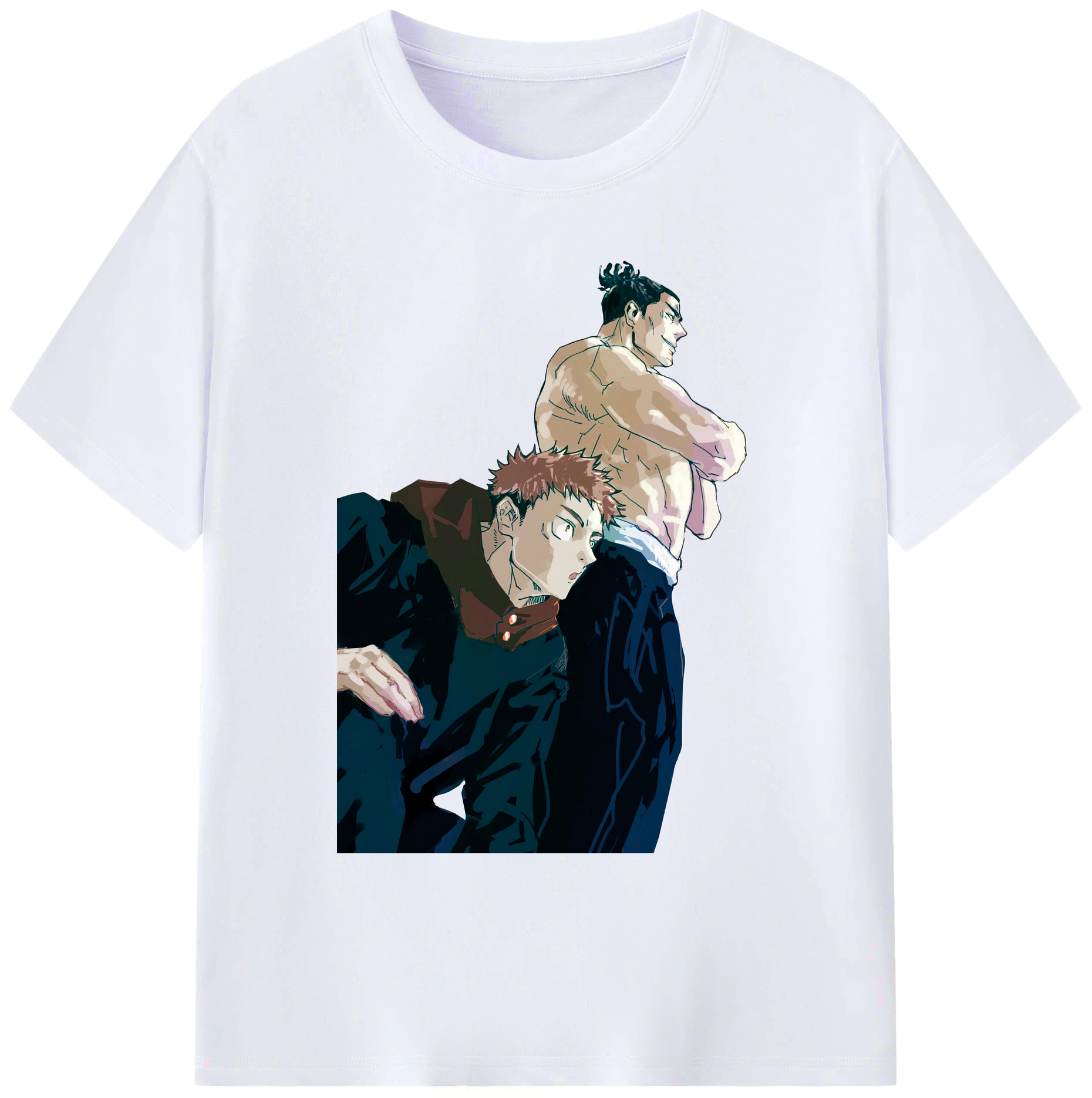 （画像用） 呪術廻戦 Jujutsu Kaisen 綿100％ メンズ半袖Tシャツ｜肌触りやわらか＆通気性