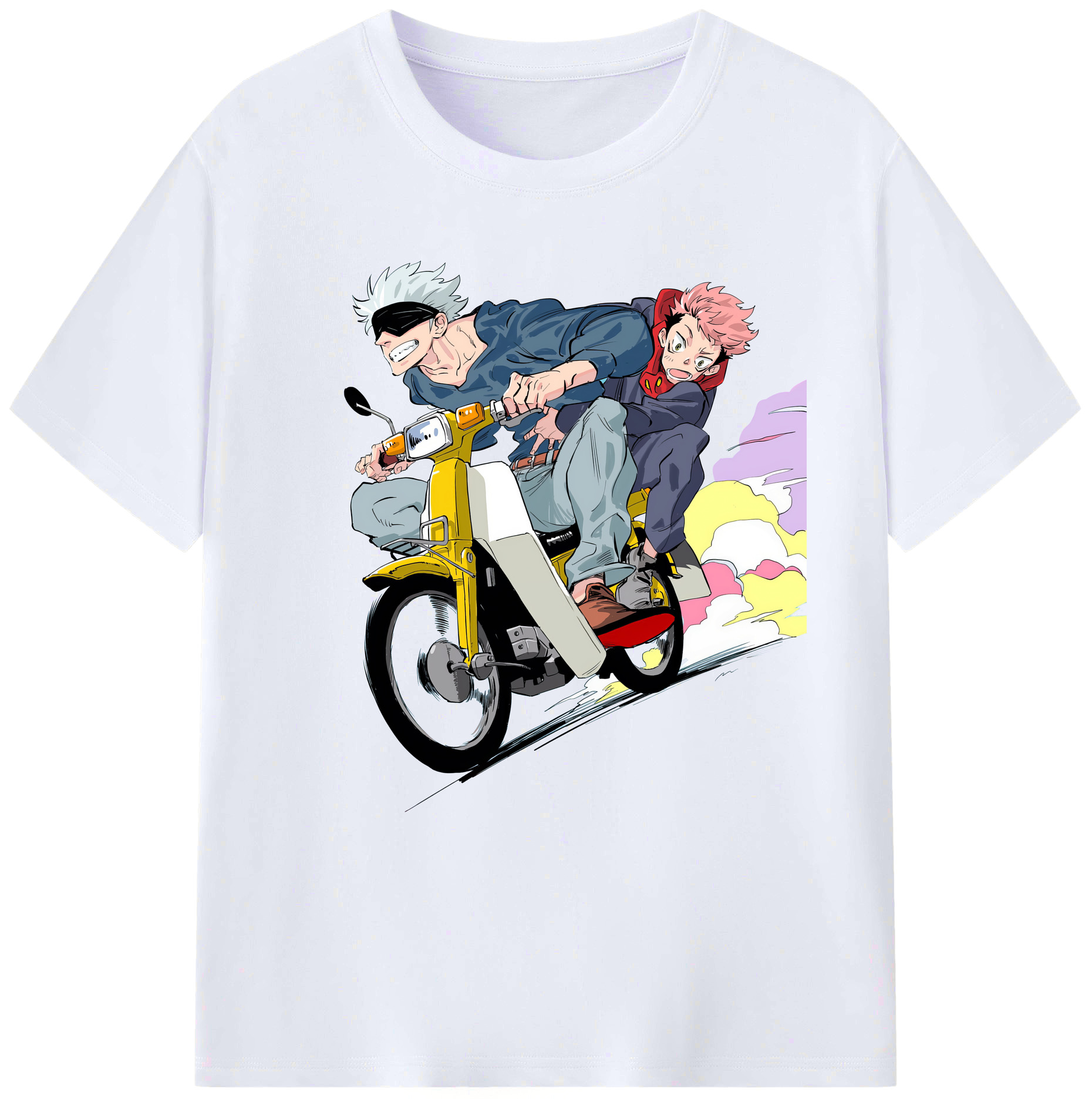 （画像用） 呪術廻戦 Jujutsu Kaisen 綿100％ メンズ半袖Tシャツ｜肌触りやわらか＆通気性