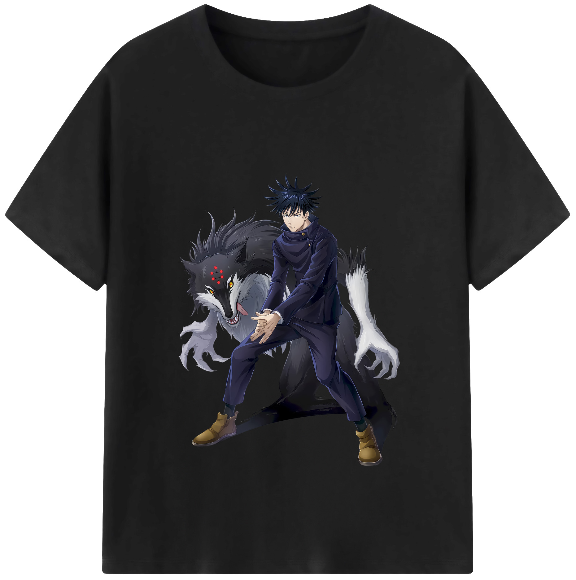 （画像用） 呪術廻戦 Jujutsu Kaisen レディースカジュアルプリントTシャツ（綿100％）