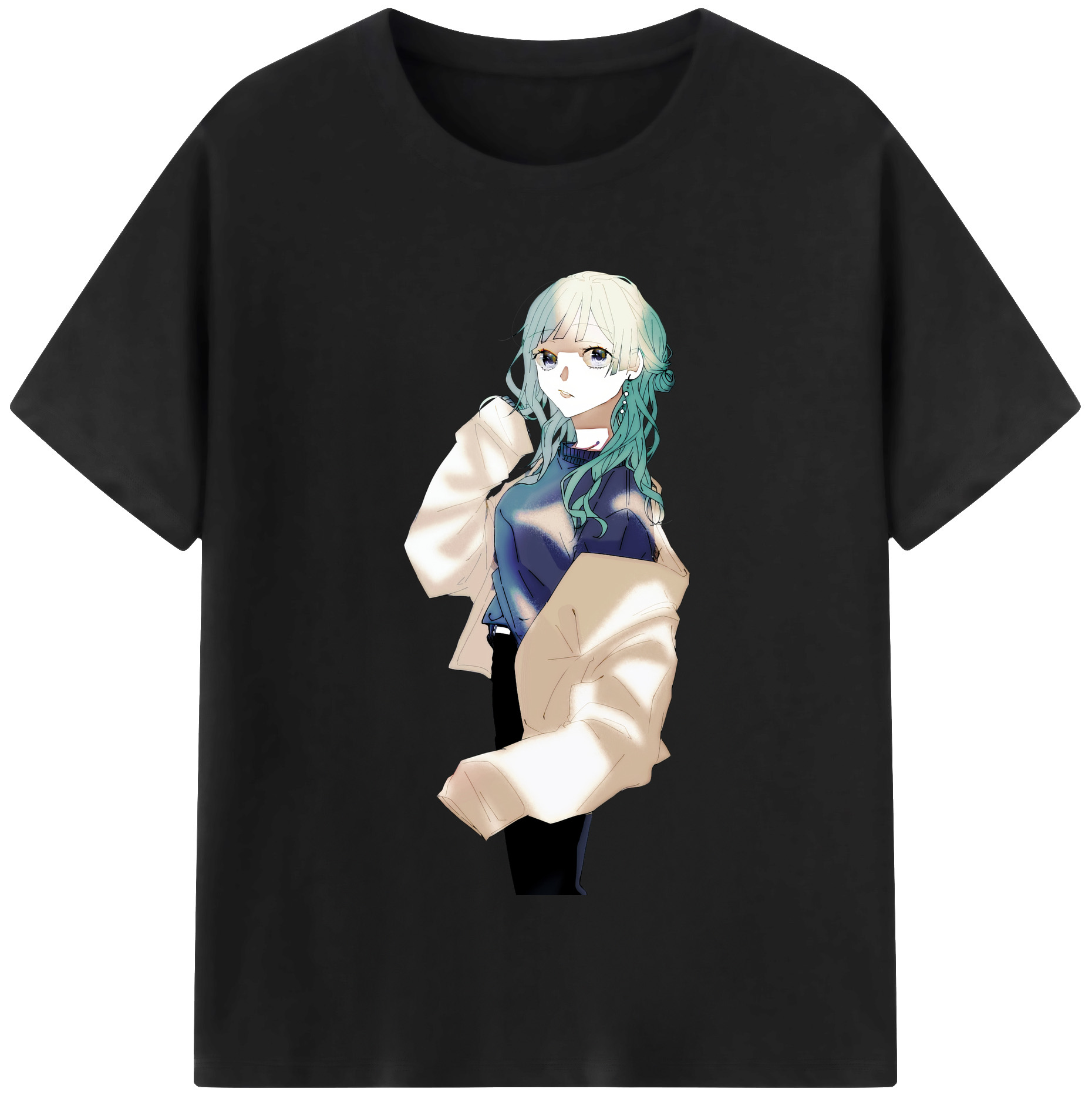 （画像用） 呪術廻戦 Jujutsu Kaisen レディースカジュアルプリントTシャツ（綿100％）