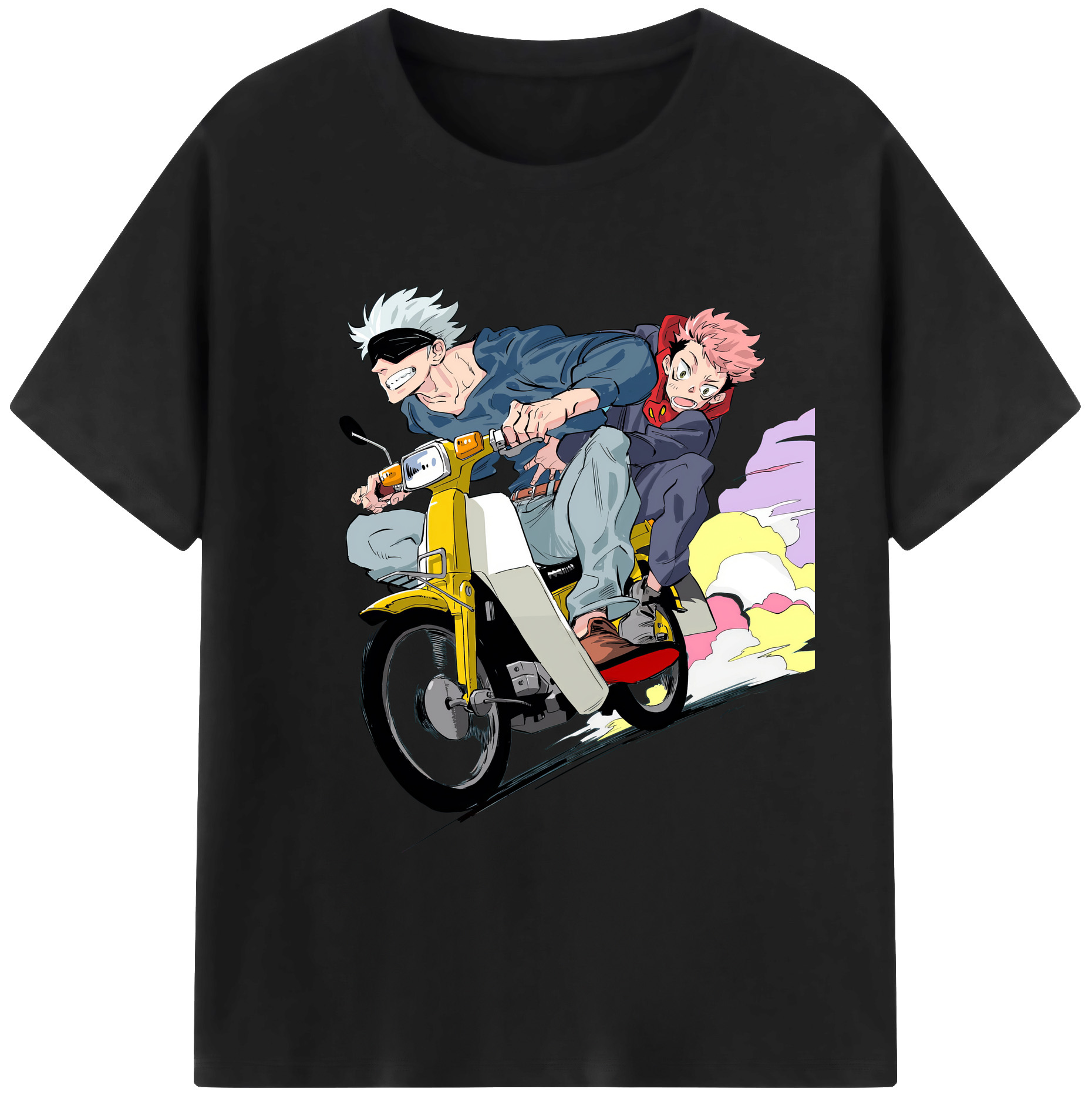（画像用） 呪術廻戦 Jujutsu Kaisen レディースカジュアルプリントTシャツ（綿100％）