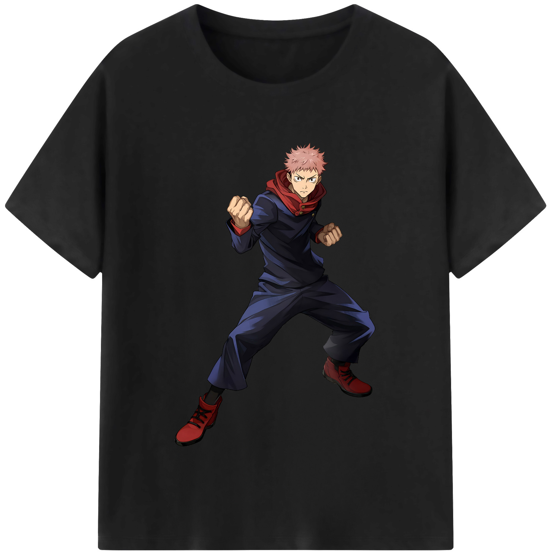 （画像用） 呪術廻戦 Jujutsu Kaisen レディースカジュアルプリントTシャツ（綿100％）
