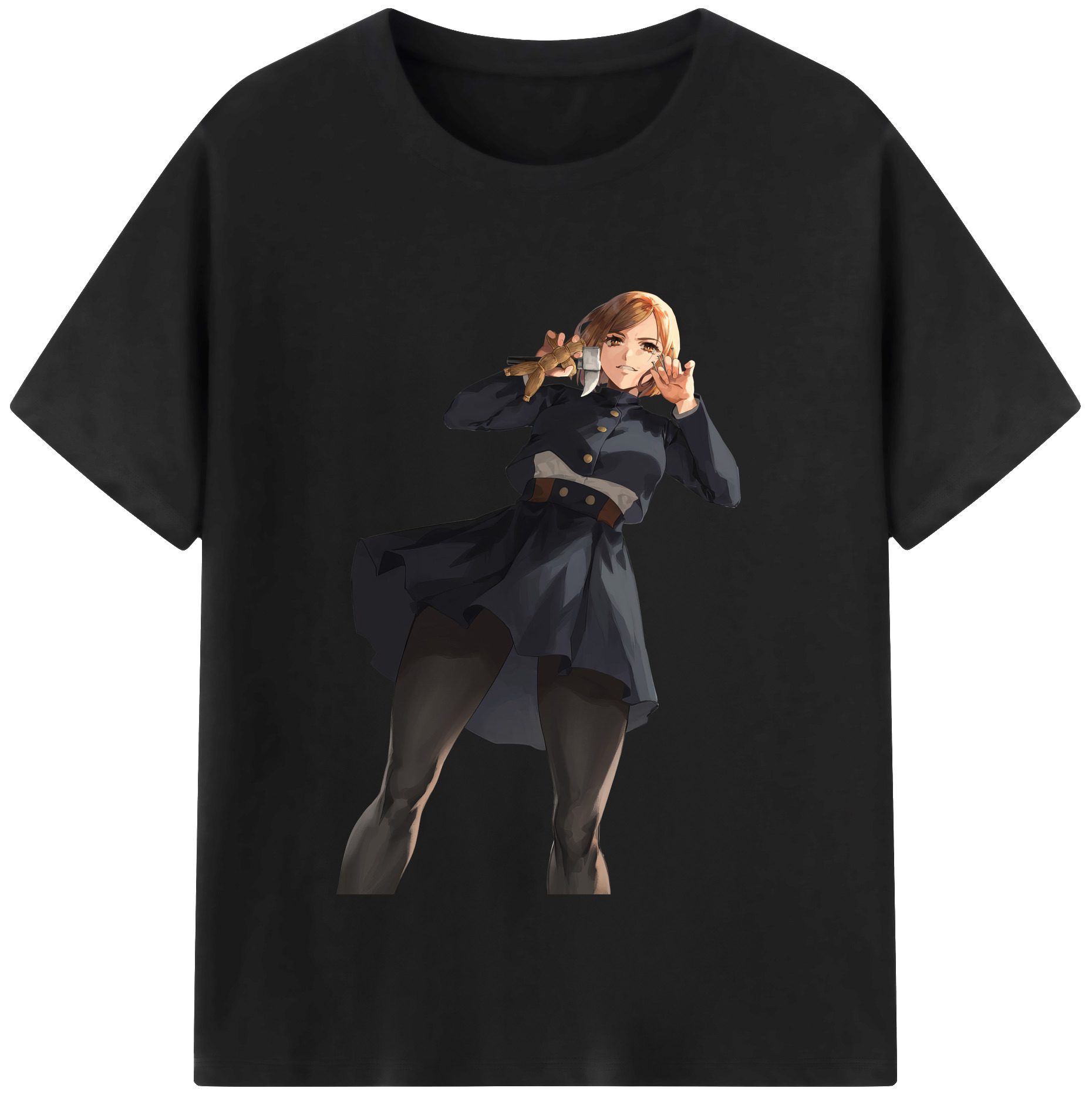 （画像用） 呪術廻戦 Jujutsu Kaisen レディースカジュアルプリントTシャツ（綿100％）