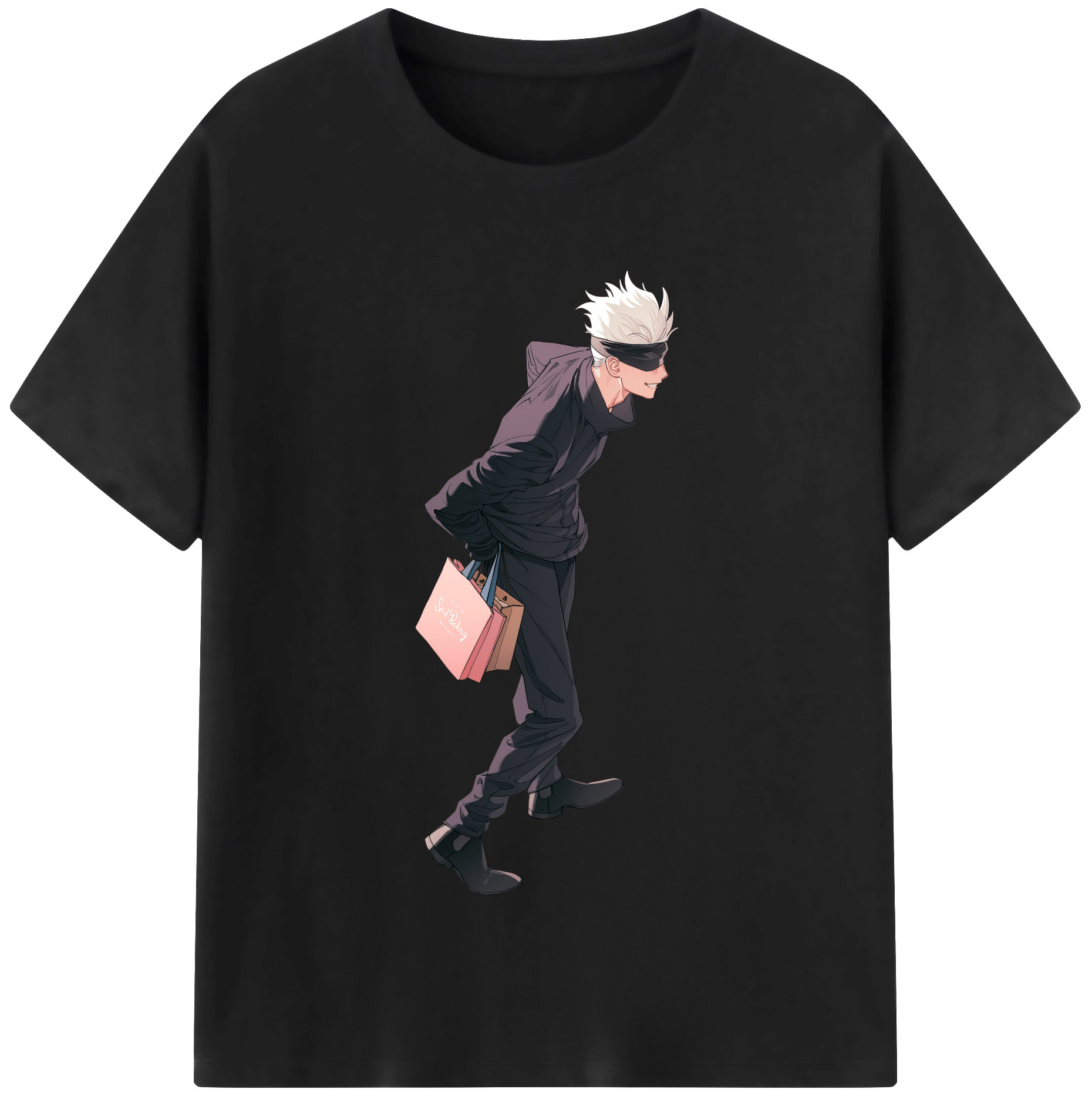 （画像用） 呪術廻戦 Jujutsu Kaisen レディースカジュアルプリントTシャツ（綿100％）