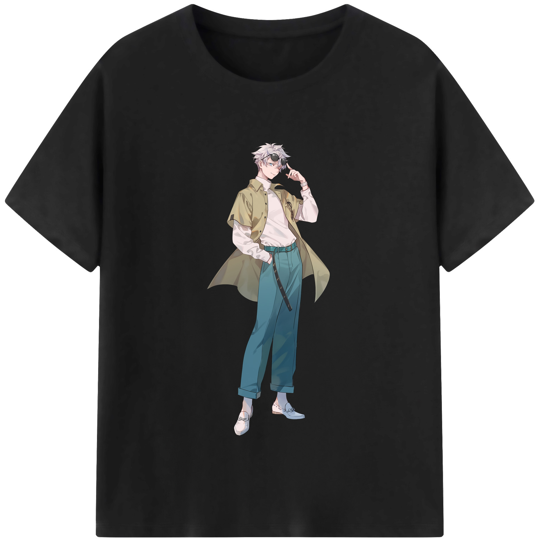 （画像用） 呪術廻戦 Jujutsu Kaisen レディースカジュアルプリントTシャツ（綿100％）