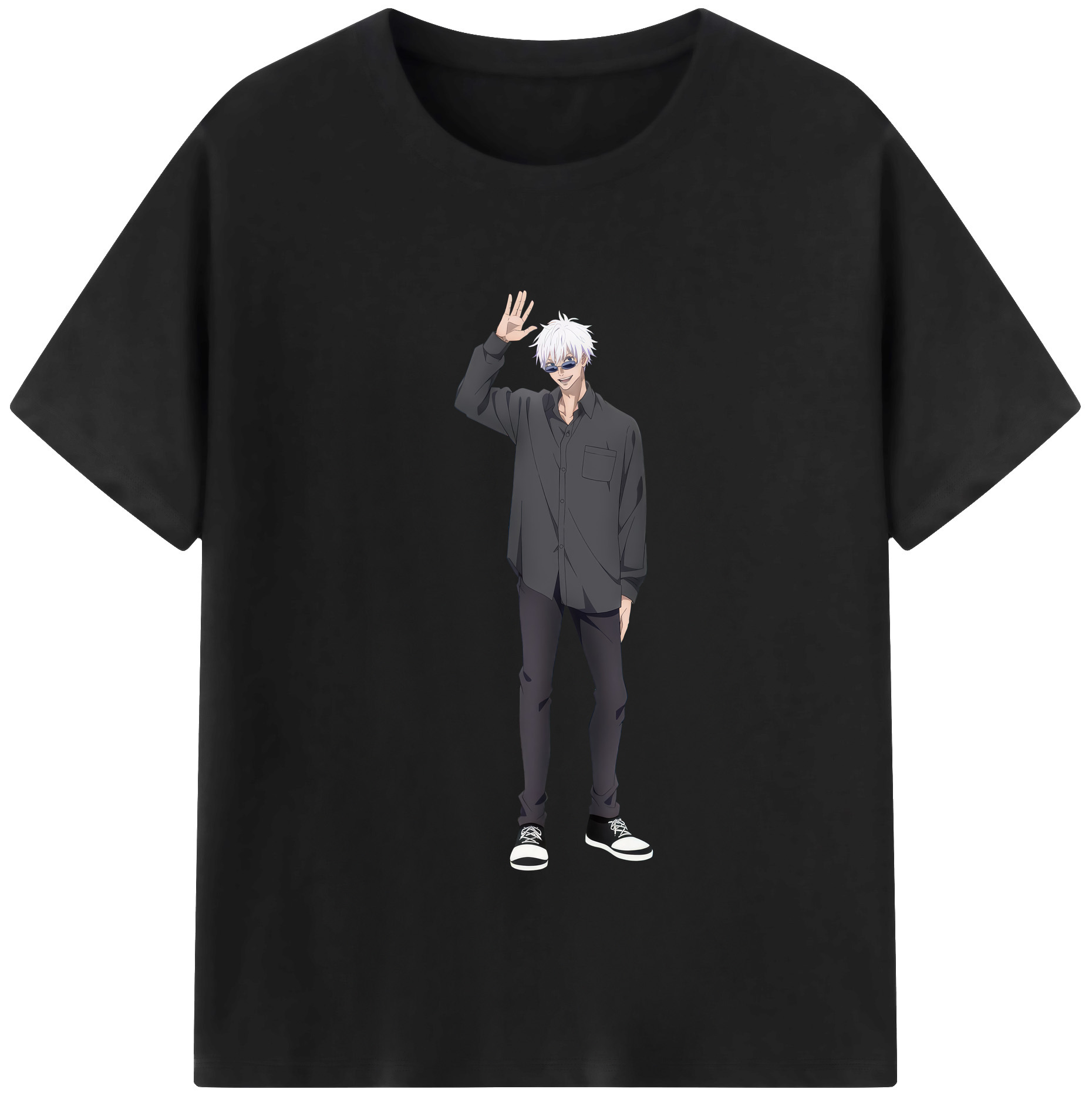 （画像用） 呪術廻戦 Jujutsu Kaisen レディースカジュアルプリントTシャツ（綿100％）