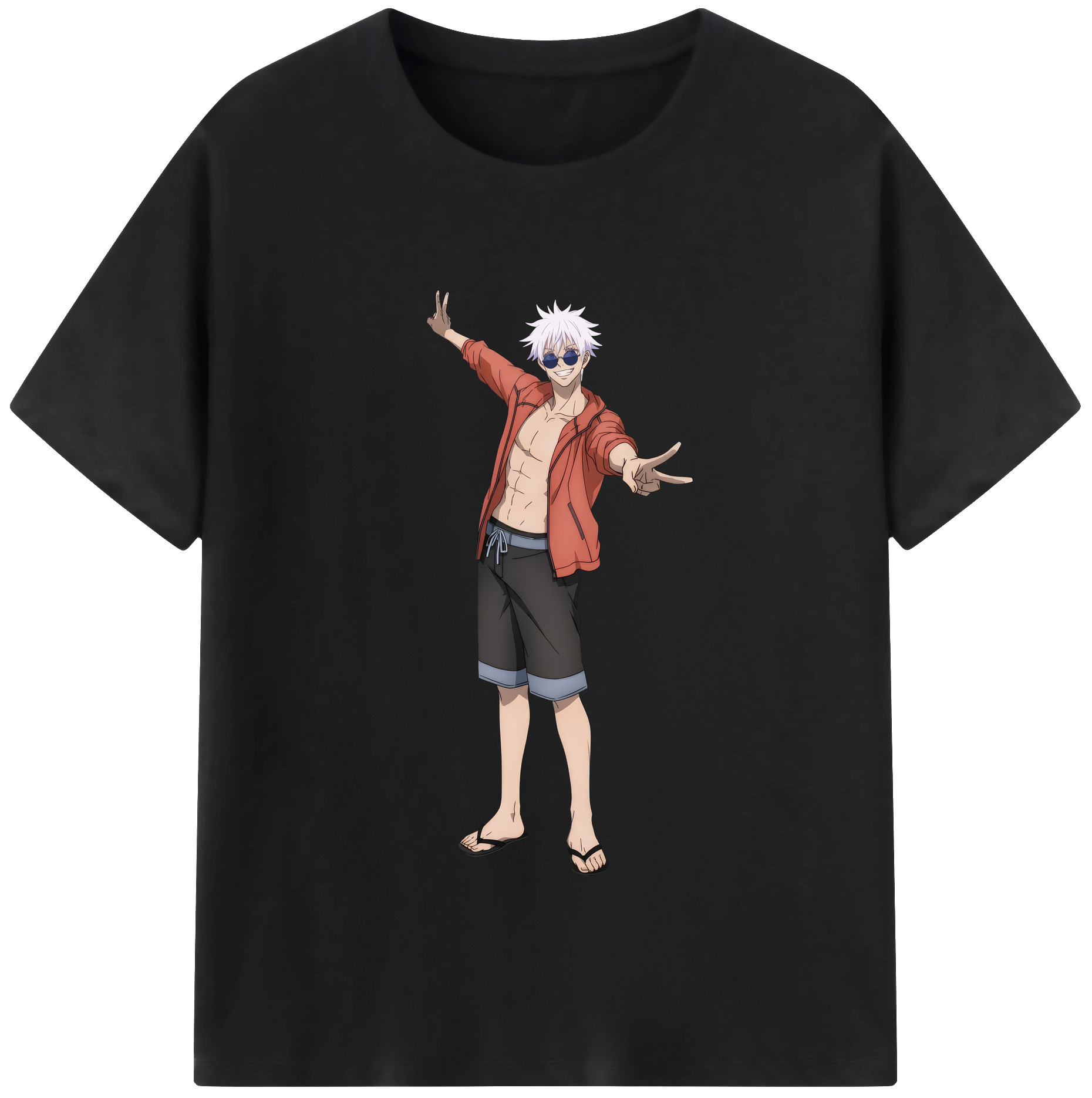 （画像用） 呪術廻戦 Jujutsu Kaisen レディースカジュアルプリントTシャツ（綿100％）