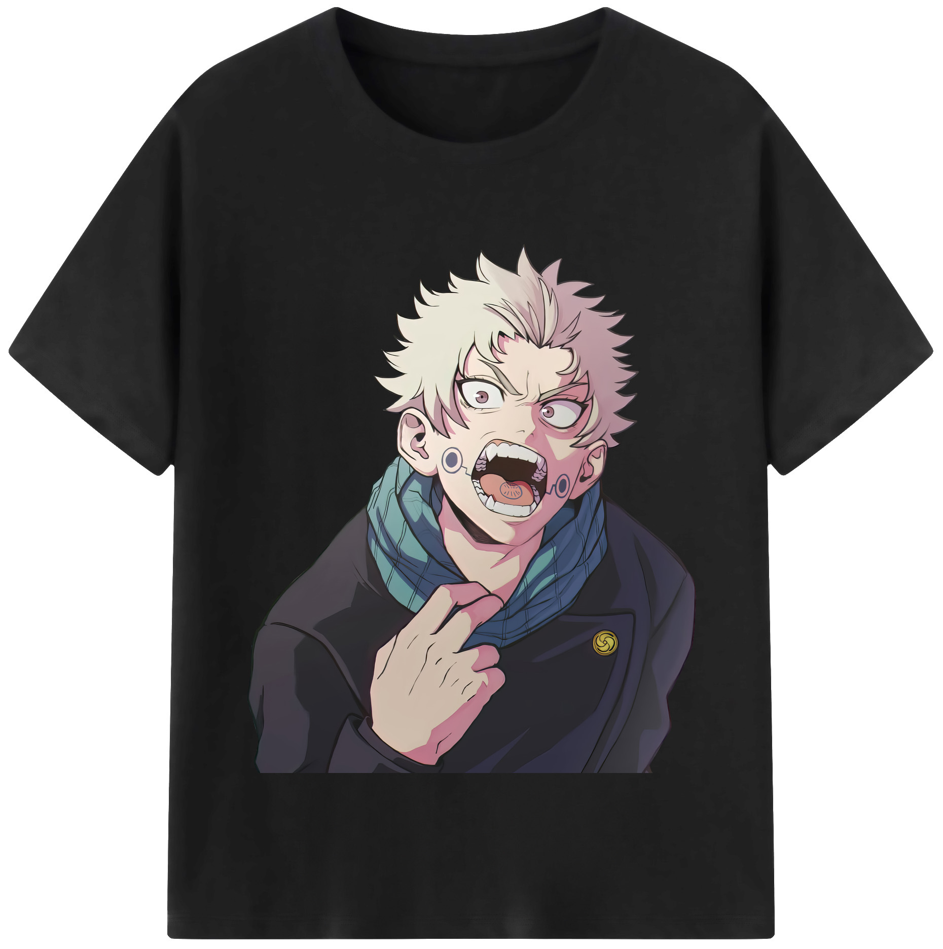 （画像用） 呪術廻戦 Jujutsu Kaisen レディースカジュアルプリントTシャツ（綿100％）