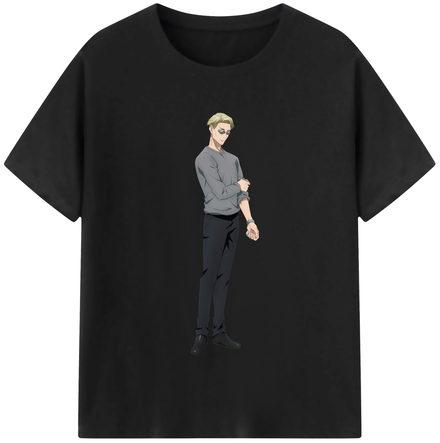 （画像用） 呪術廻戦 Jujutsu Kaisen レディースカジュアルプリントTシャツ（綿100％）