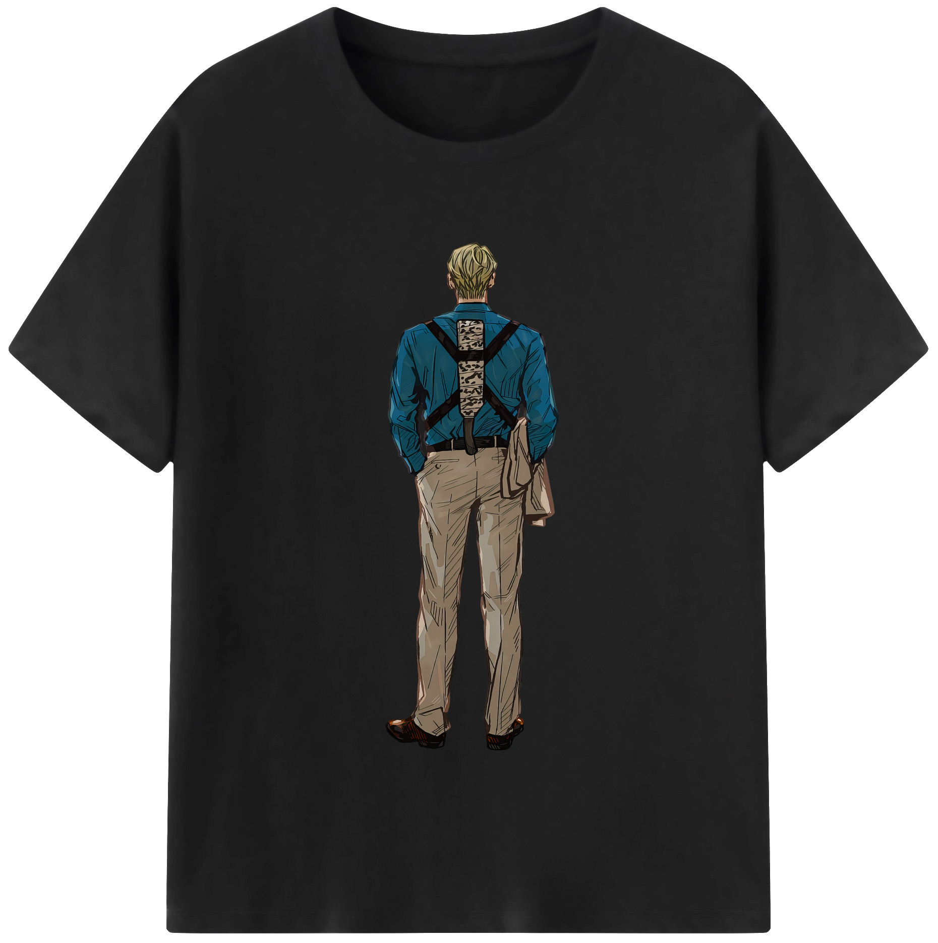 （画像用） 呪術廻戦 Jujutsu Kaisen レディースカジュアルプリントTシャツ（綿100％）