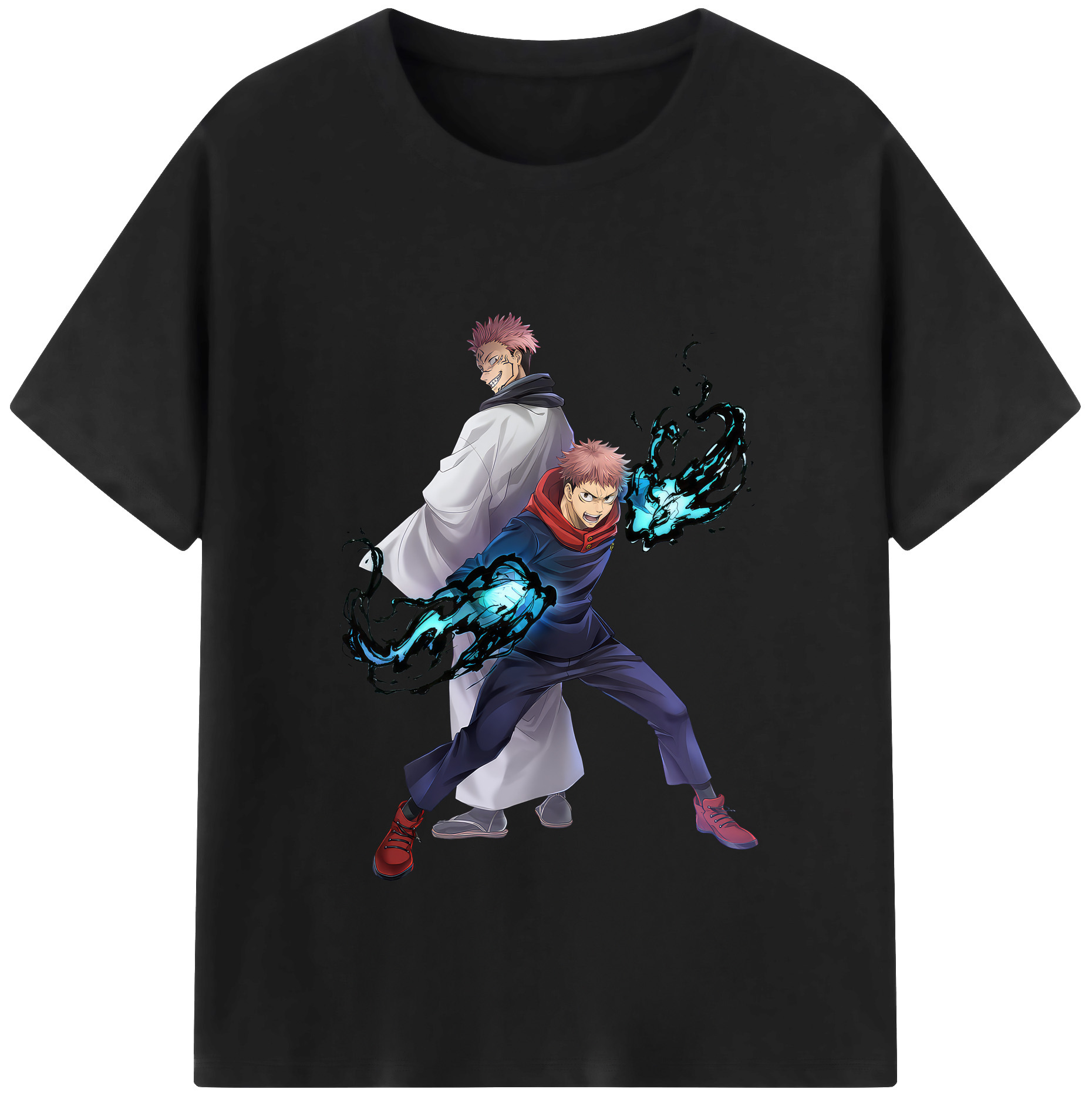 （画像用） 呪術廻戦 Jujutsu Kaisen レディースカジュアルプリントTシャツ（綿100％）