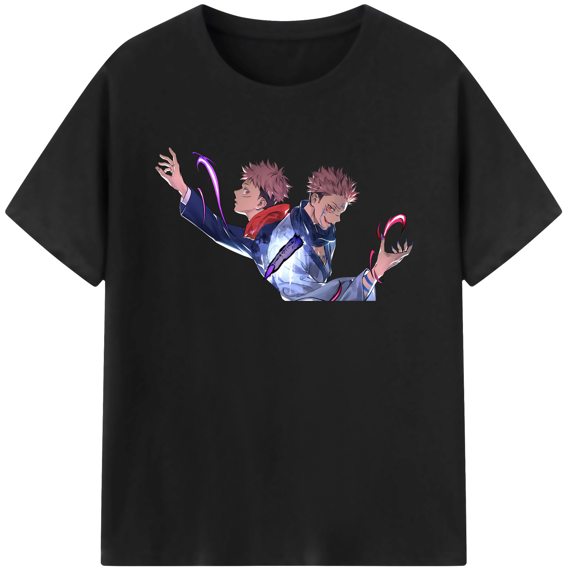 （画像用） 呪術廻戦 Jujutsu Kaisen レディースカジュアルプリントTシャツ（綿100％）