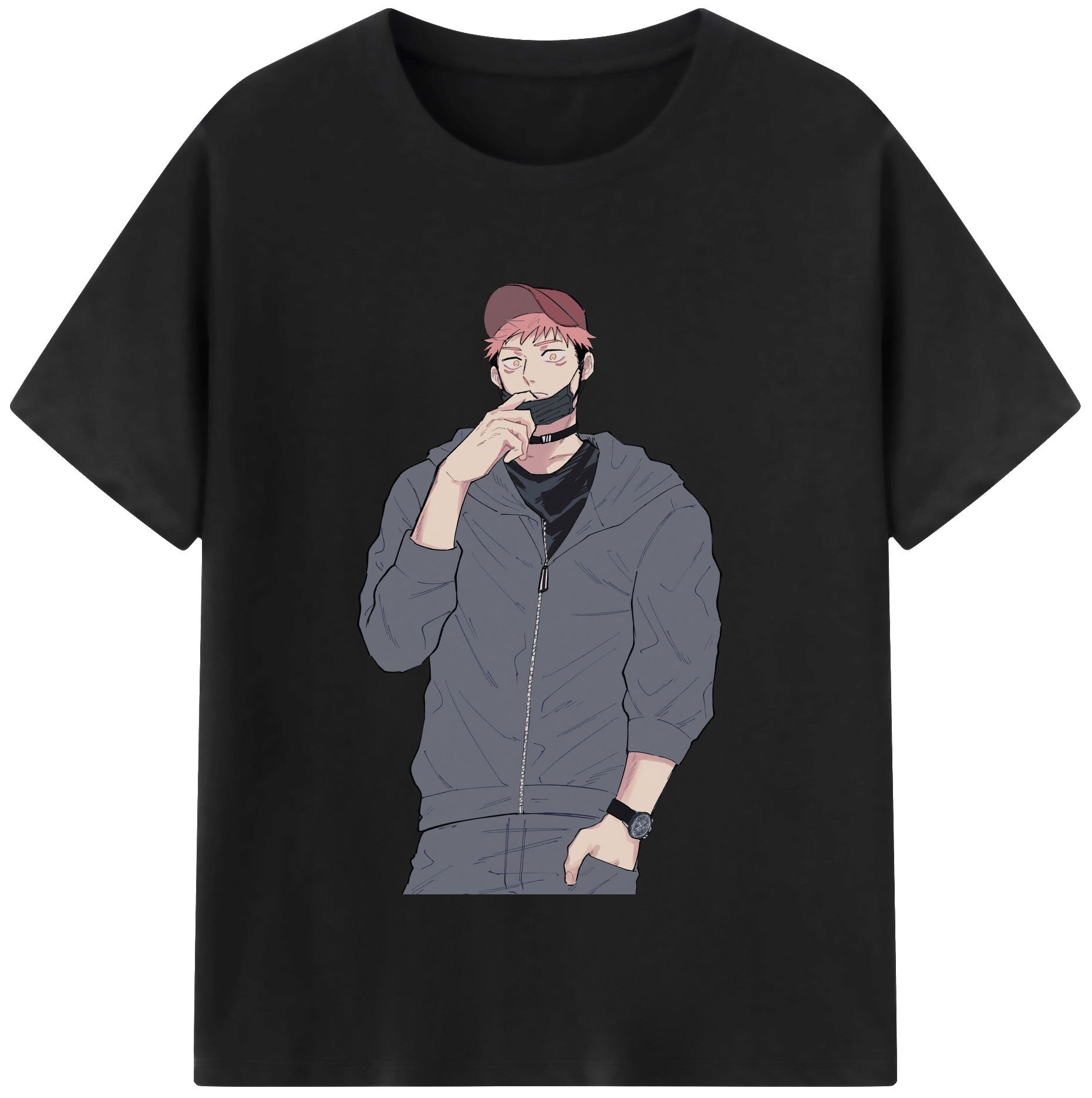 （画像用） 呪術廻戦 Jujutsu Kaisen レディースカジュアルプリントTシャツ（綿100％）