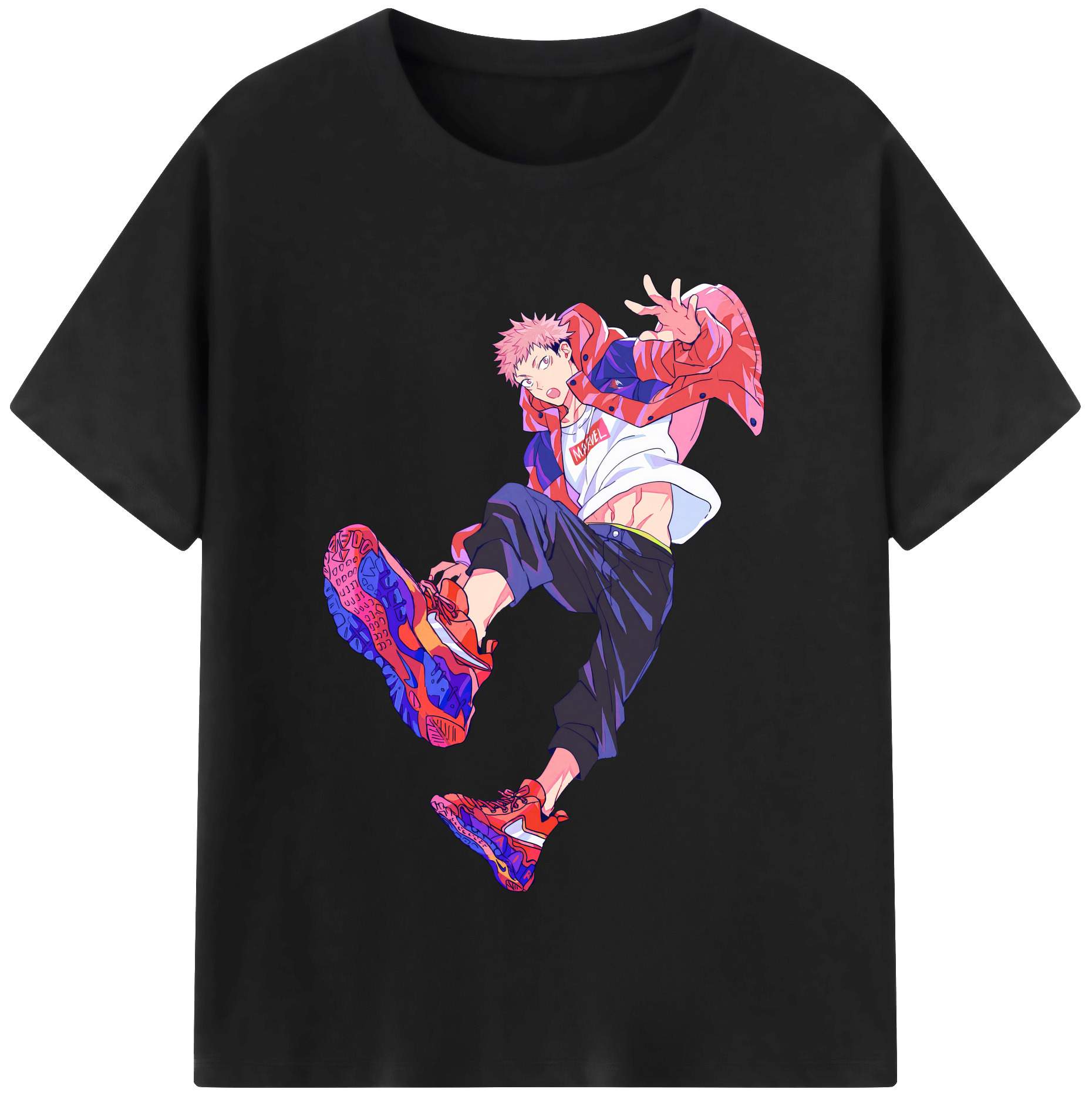 （画像用） 呪術廻戦 Jujutsu Kaisen レディースカジュアルプリントTシャツ（綿100％）
