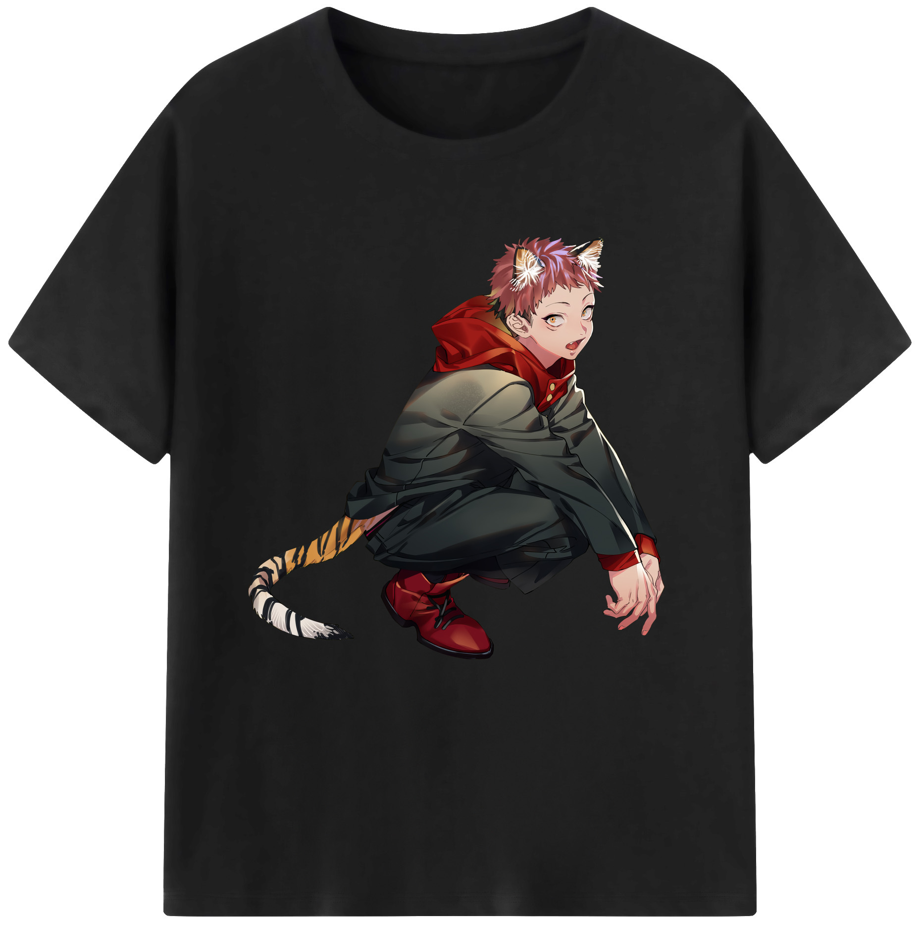 （画像用） 呪術廻戦 Jujutsu Kaisen レディースカジュアルプリントTシャツ（綿100％）