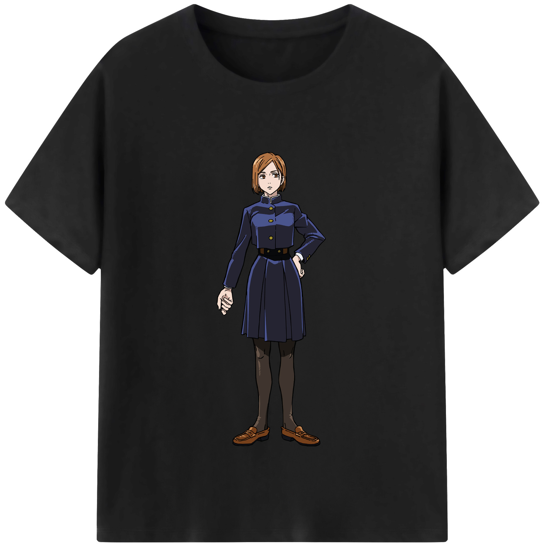 （画像用） 呪術廻戦 Jujutsu Kaisen レディースカジュアルプリントTシャツ（綿100％）