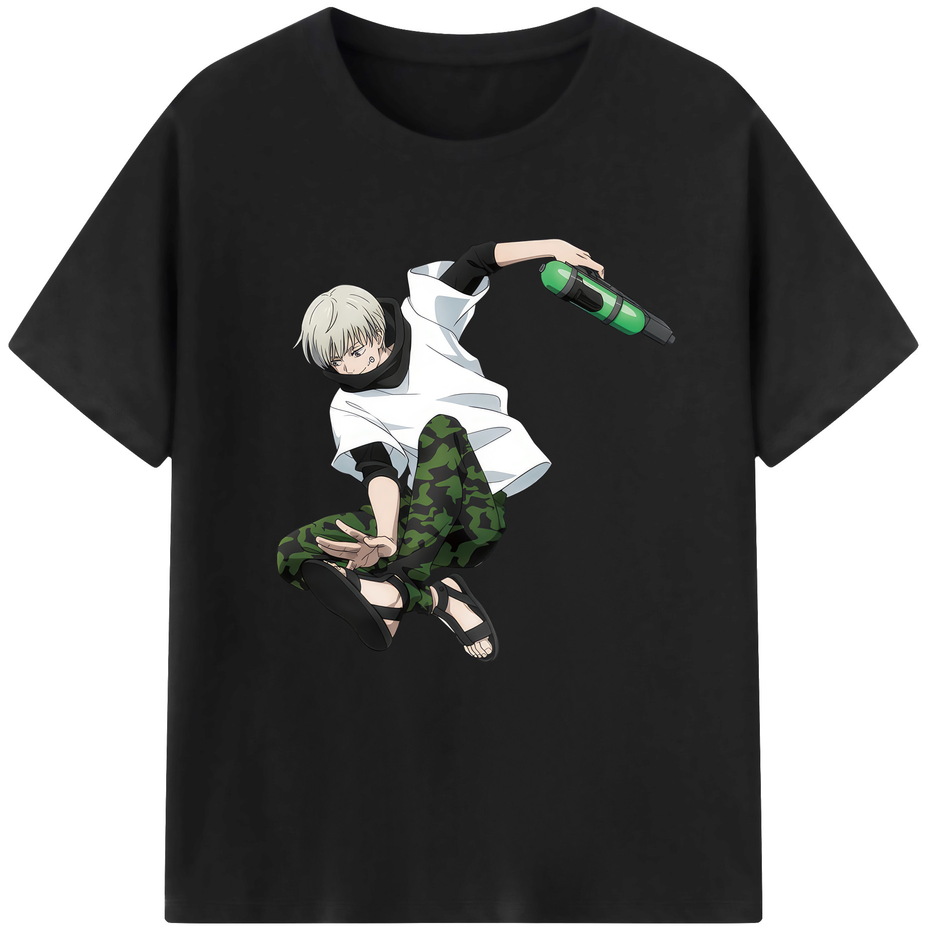 （画像用） 呪術廻戦 Jujutsu Kaisen レディースカジュアルプリントTシャツ（綿100％）