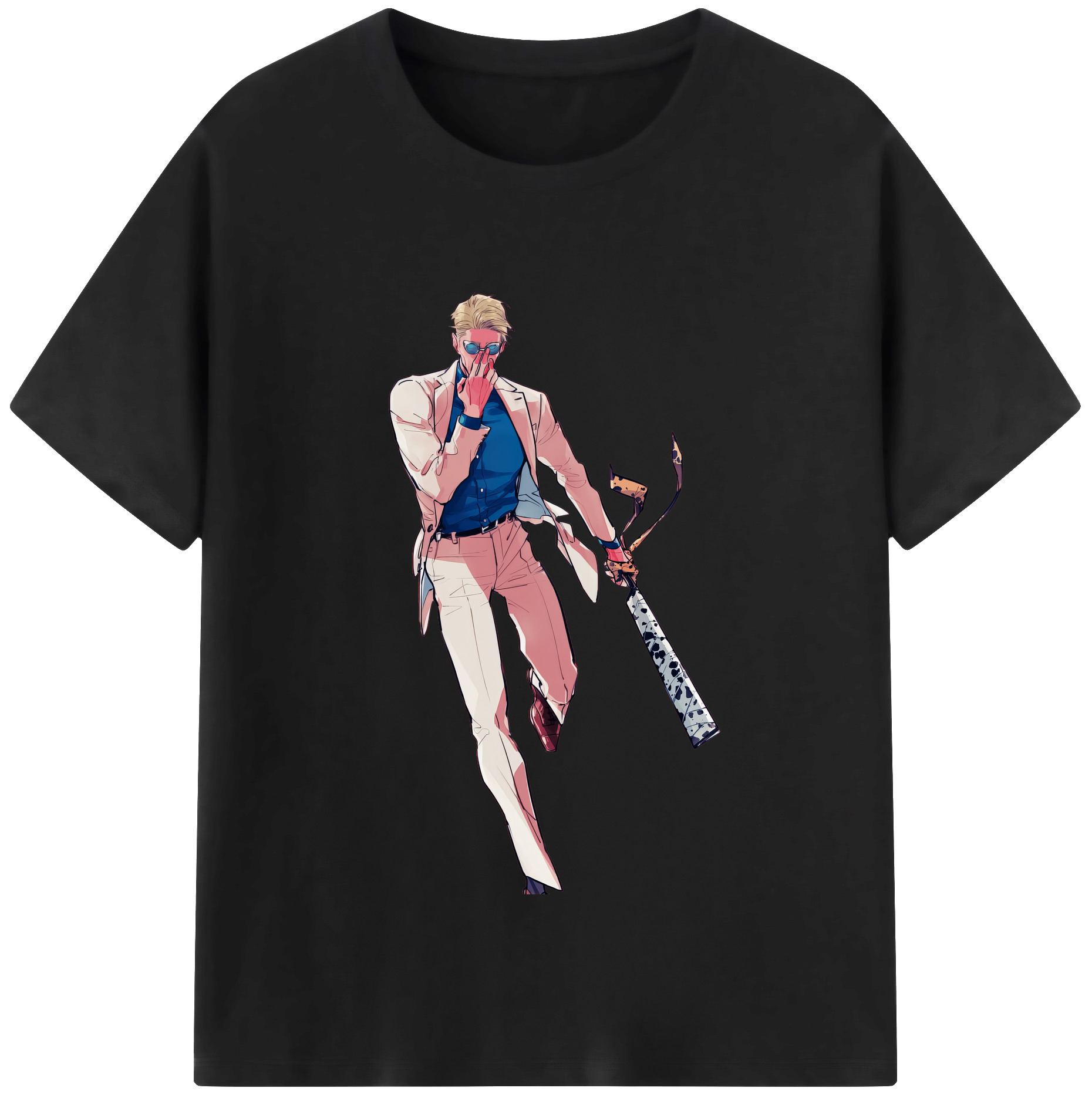 （画像用） 呪術廻戦 Jujutsu Kaisen レディースカジュアルプリントTシャツ（綿100％）