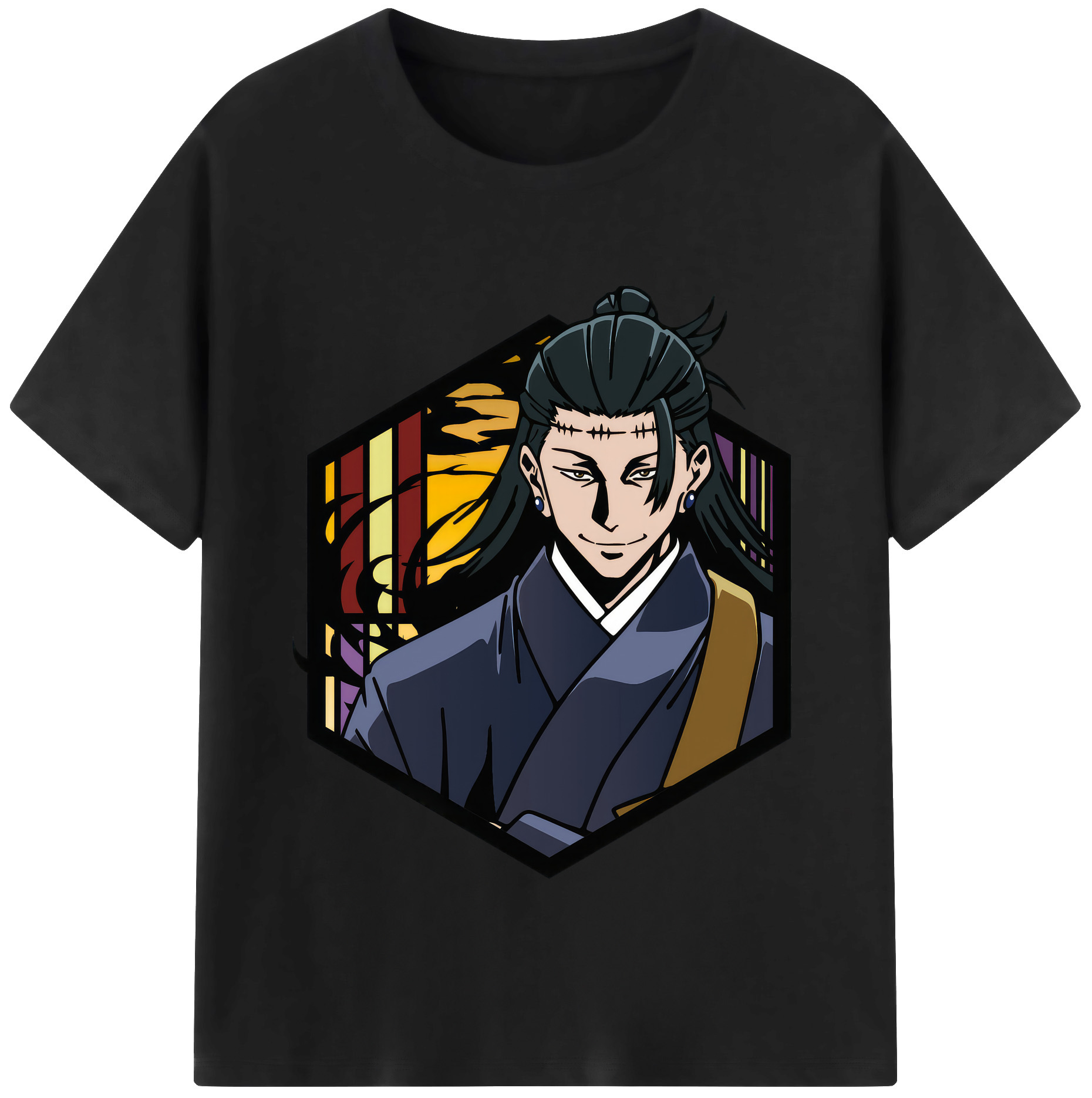 （画像用） 呪術廻戦 Jujutsu Kaisen レディースカジュアルプリントTシャツ（綿100％）
