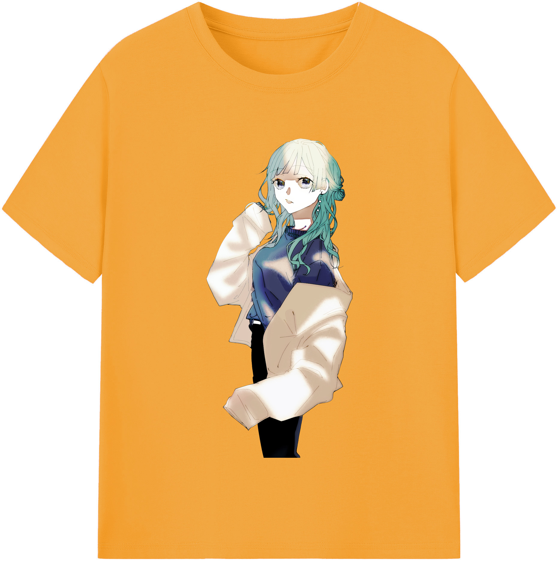 （画像用） 呪術廻戦 Jujutsu Kaisen レディースカジュアルプリントTシャツ（綿100％）