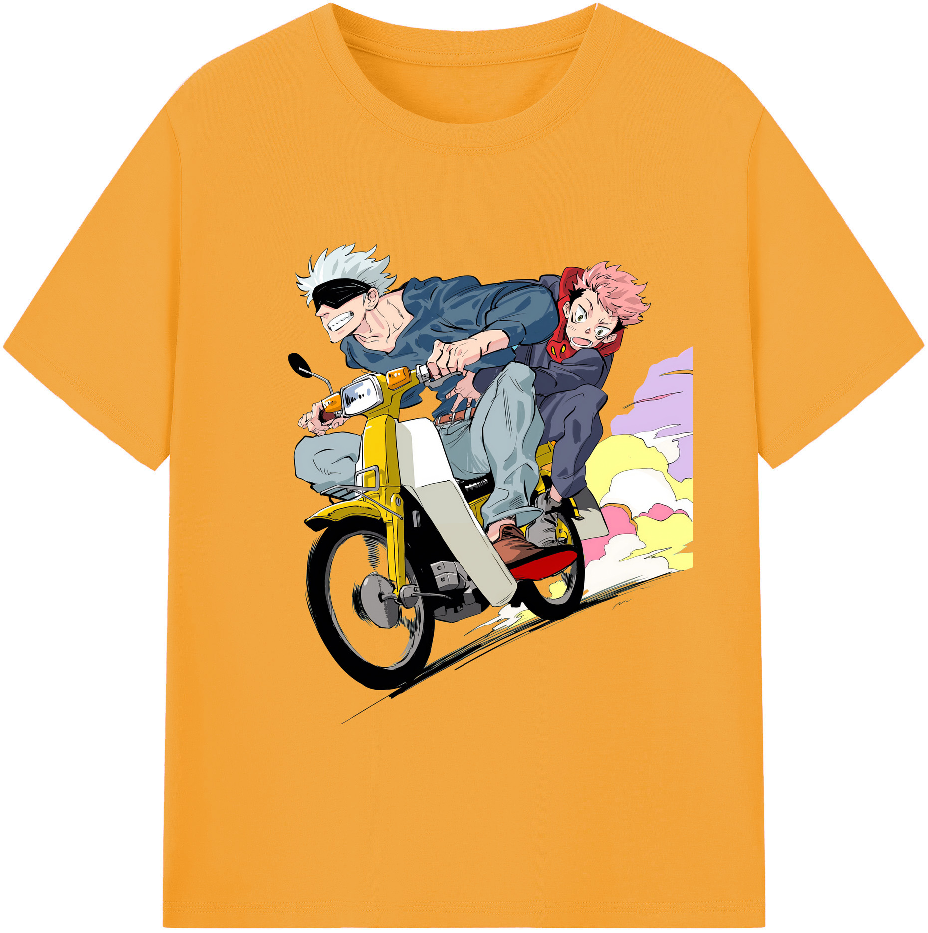 （画像用） 呪術廻戦 Jujutsu Kaisen レディースカジュアルプリントTシャツ（綿100％）
