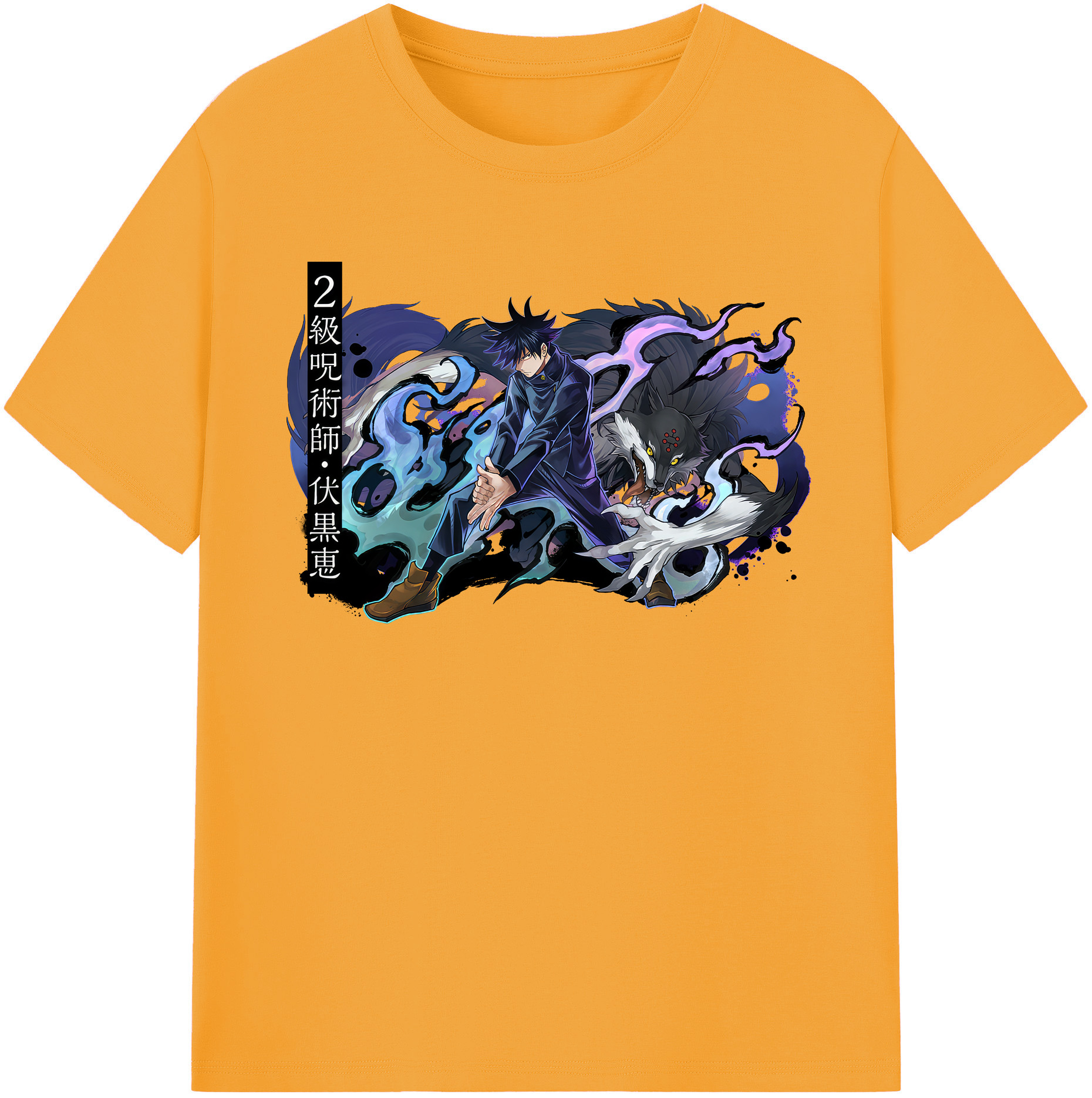 （画像用） 呪術廻戦 Jujutsu Kaisen レディースカジュアルプリントTシャツ（綿100％）