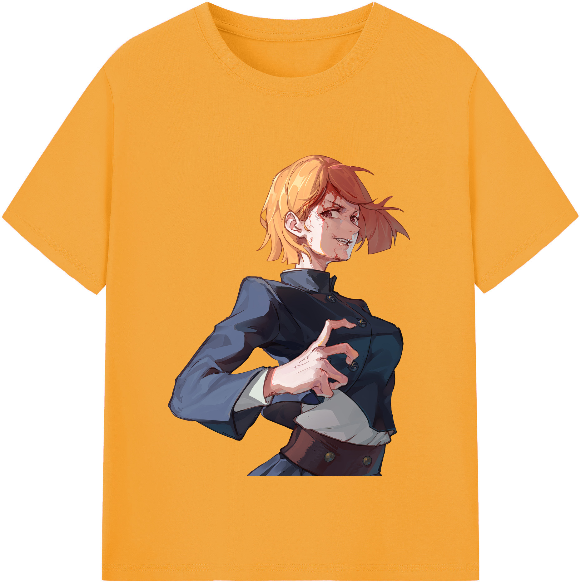 （画像用） 呪術廻戦 Jujutsu Kaisen レディースカジュアルプリントTシャツ（綿100％）