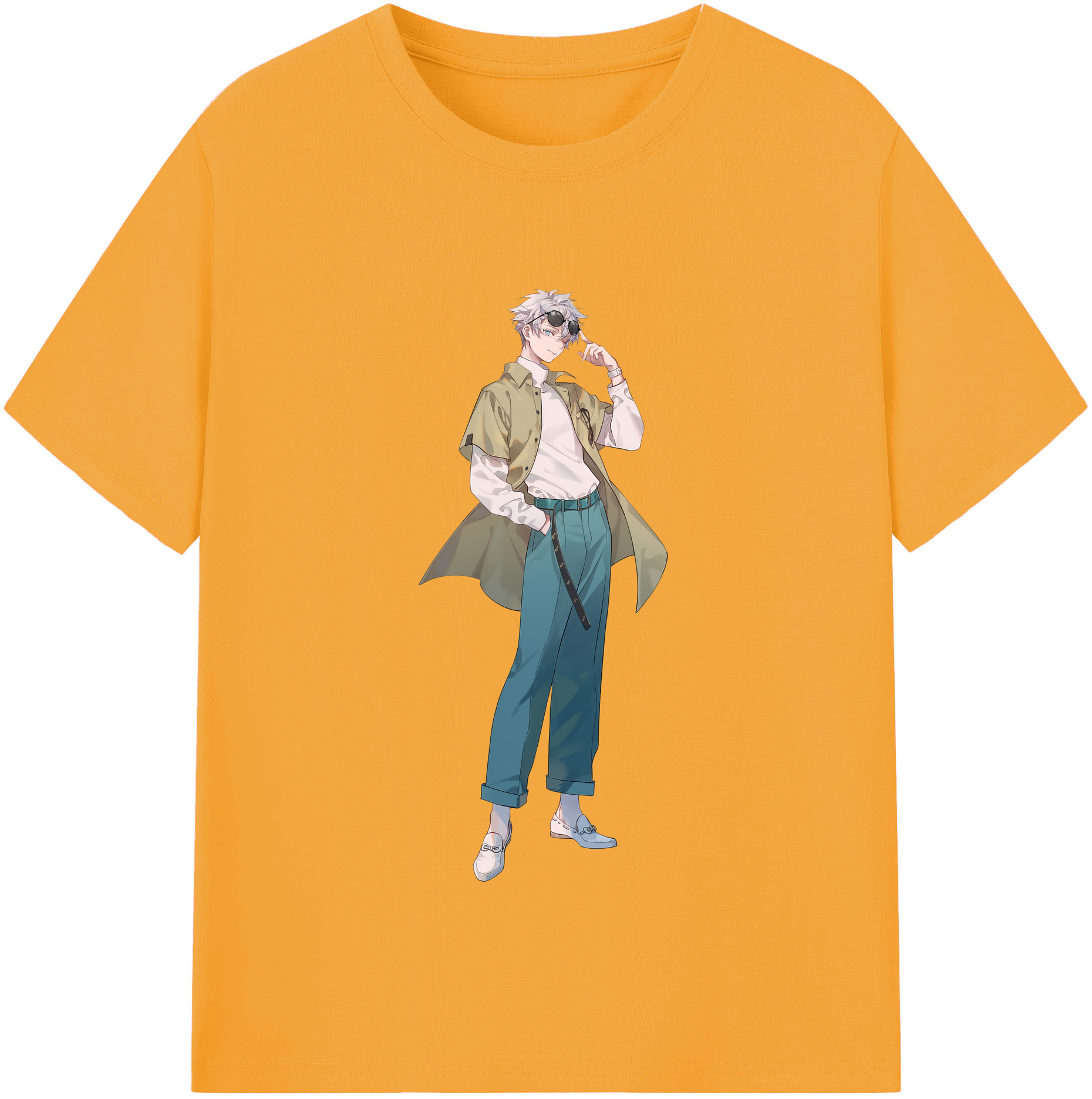 （画像用） 呪術廻戦 Jujutsu Kaisen レディースカジュアルプリントTシャツ（綿100％）