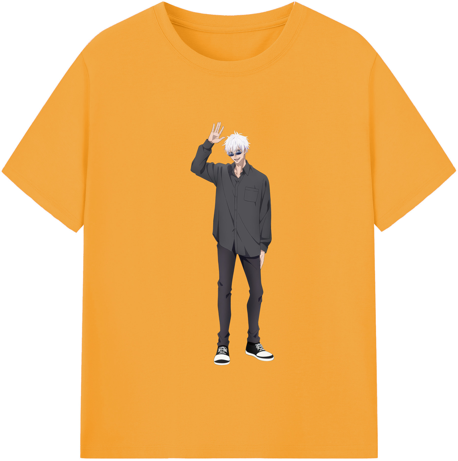 （画像用） 呪術廻戦 Jujutsu Kaisen レディースカジュアルプリントTシャツ（綿100％）