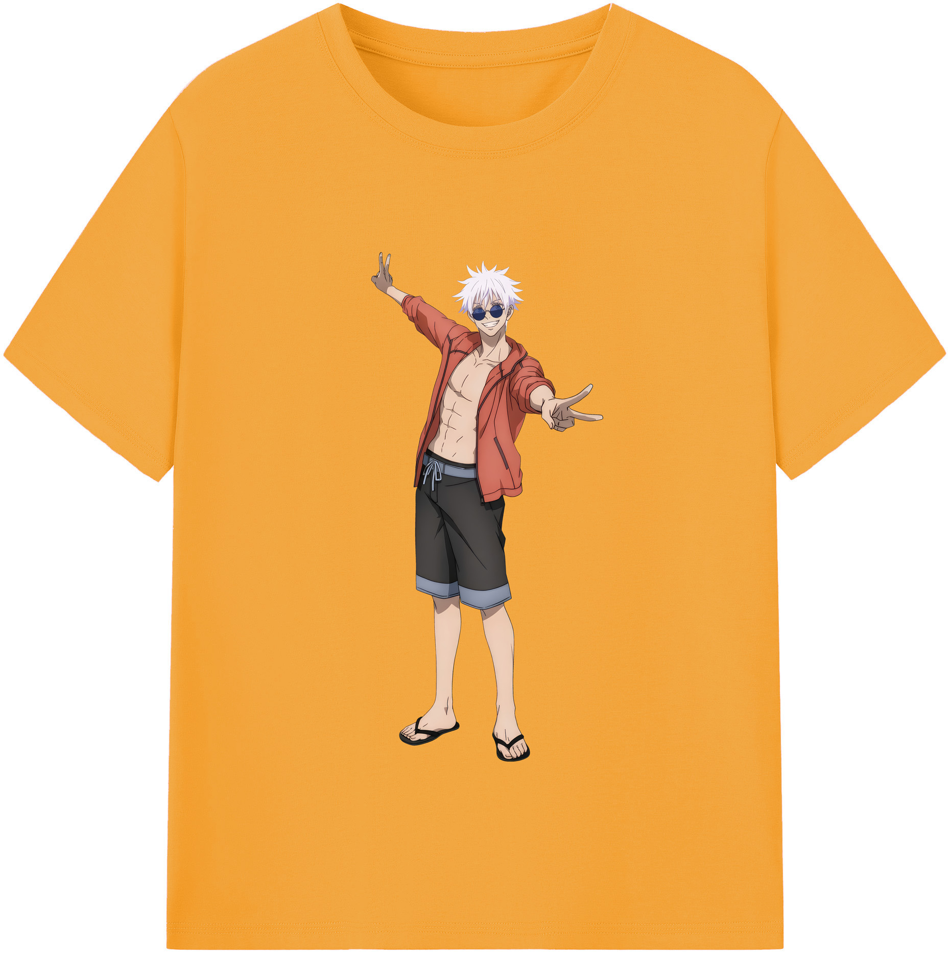 （画像用） 呪術廻戦 Jujutsu Kaisen レディースカジュアルプリントTシャツ（綿100％）