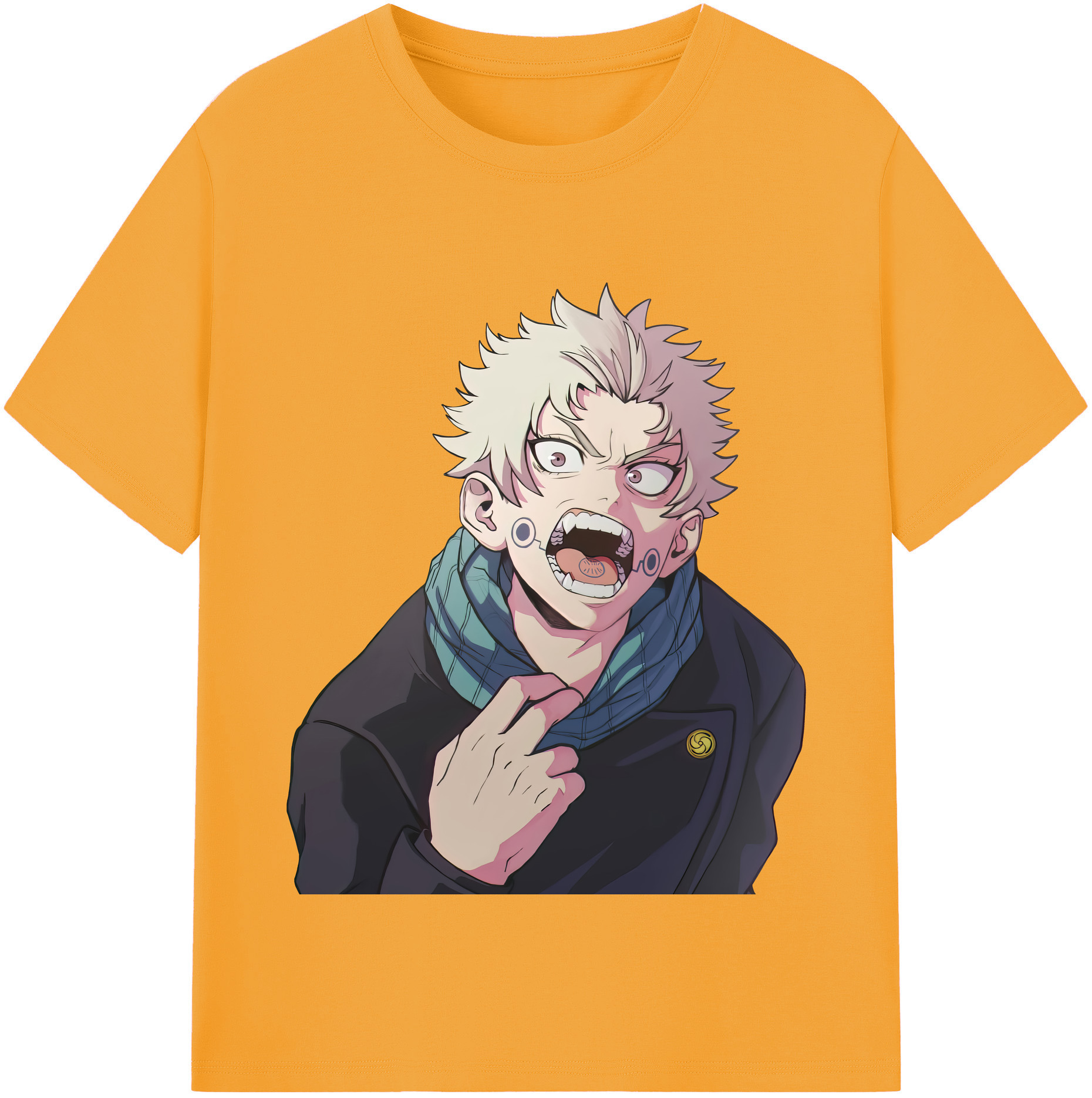 （画像用） 呪術廻戦 Jujutsu Kaisen レディースカジュアルプリントTシャツ（綿100％）
