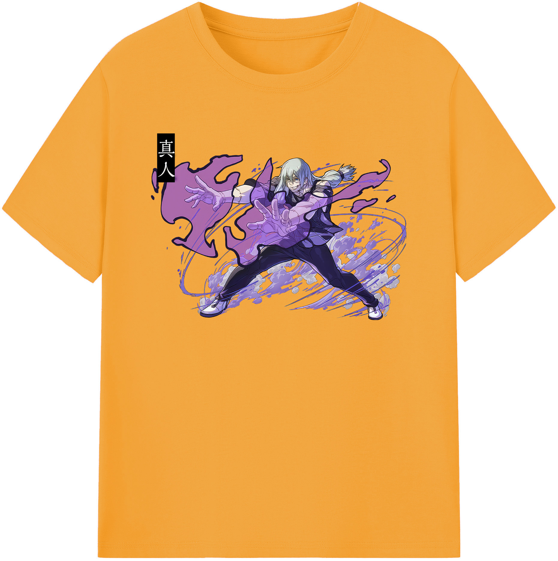 （画像用） 呪術廻戦 Jujutsu Kaisen レディースカジュアルプリントTシャツ（綿100％）