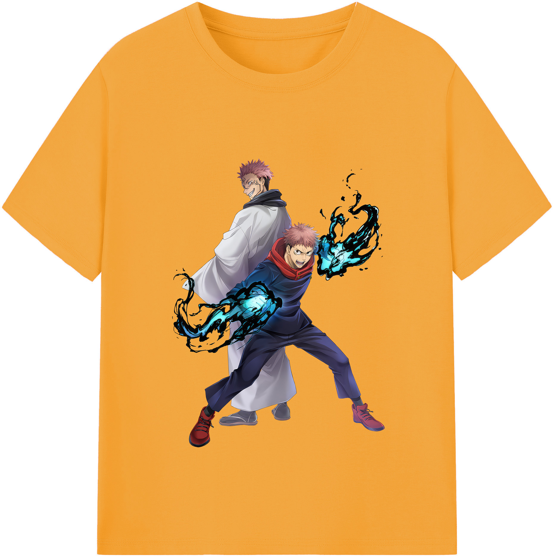 （画像用） 呪術廻戦 Jujutsu Kaisen レディースカジュアルプリントTシャツ（綿100％）