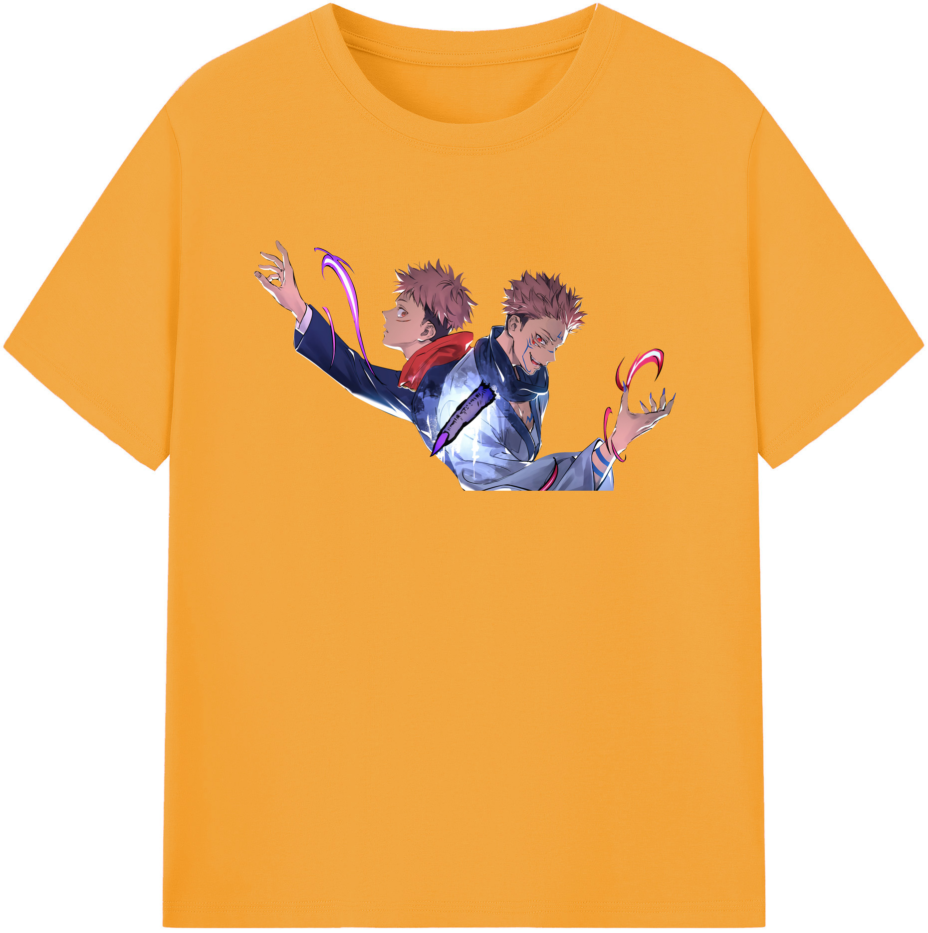 （画像用） 呪術廻戦 Jujutsu Kaisen レディースカジュアルプリントTシャツ（綿100％）