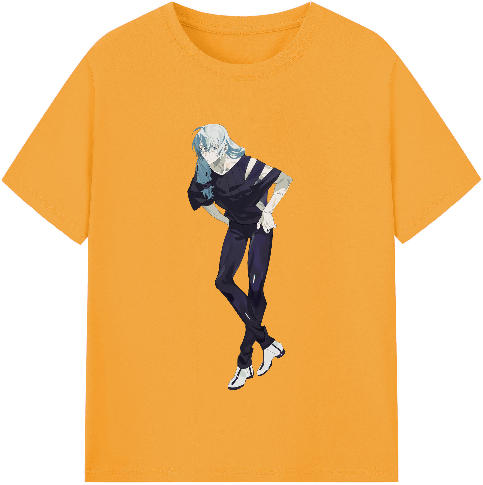 （画像用） 呪術廻戦 Jujutsu Kaisen レディースカジュアルプリントTシャツ（綿100％）