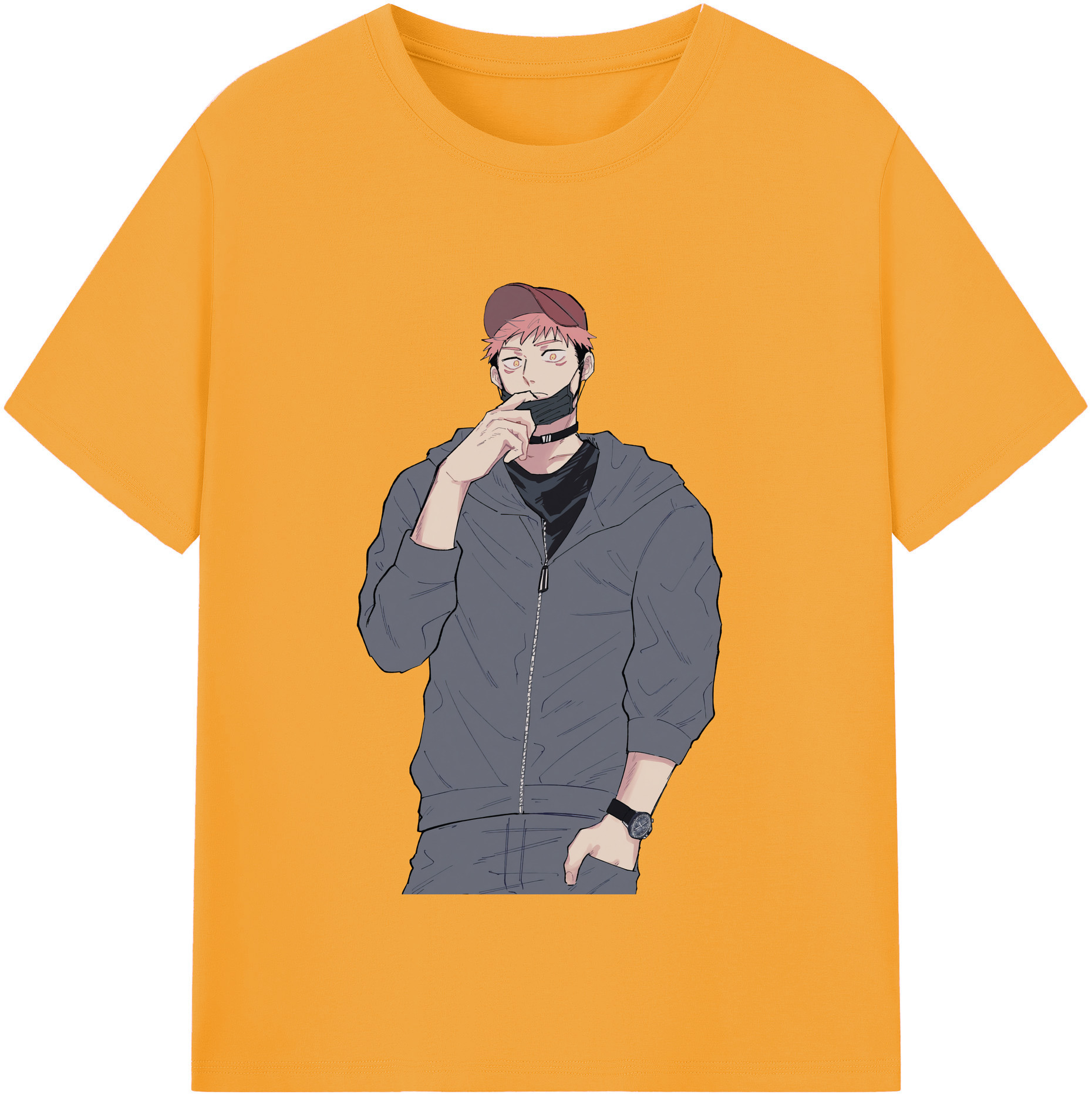 （画像用） 呪術廻戦 Jujutsu Kaisen レディースカジュアルプリントTシャツ（綿100％）