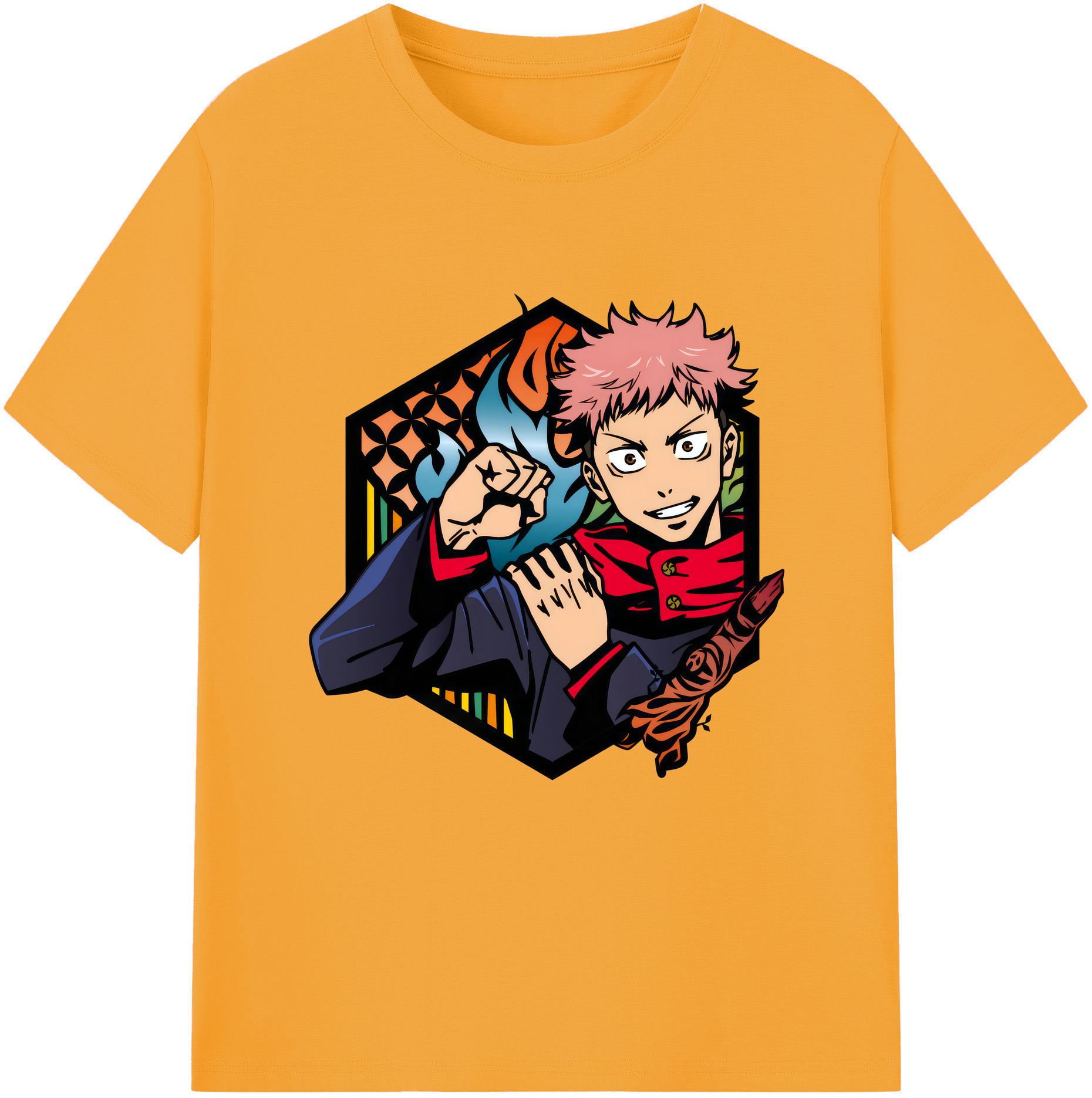 （画像用） 呪術廻戦 Jujutsu Kaisen レディースカジュアルプリントTシャツ（綿100％）