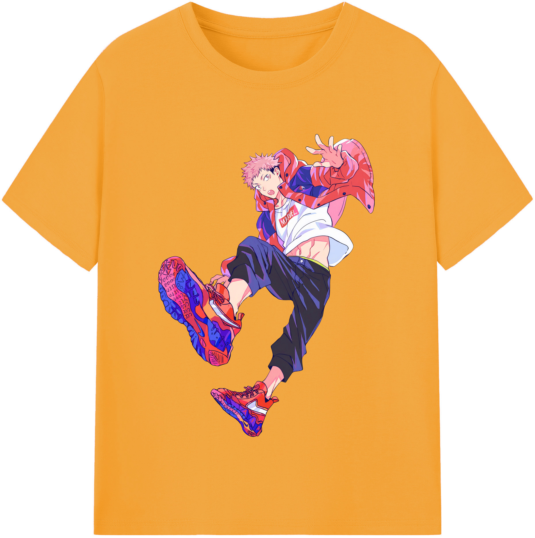 （画像用） 呪術廻戦 Jujutsu Kaisen レディースカジュアルプリントTシャツ（綿100％）