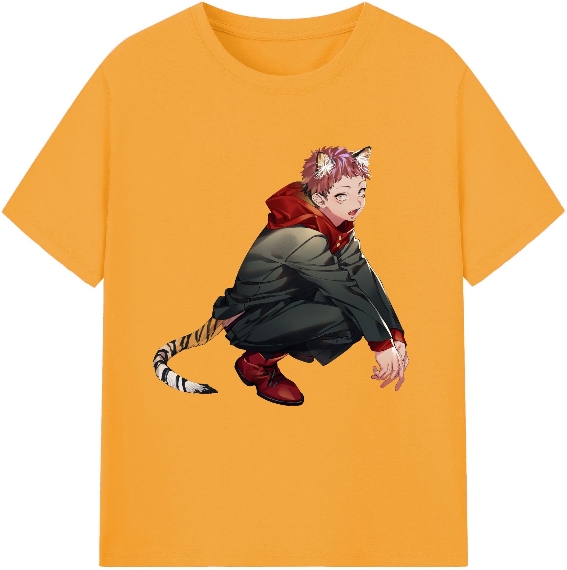 （画像用） 呪術廻戦 Jujutsu Kaisen レディースカジュアルプリントTシャツ（綿100％）