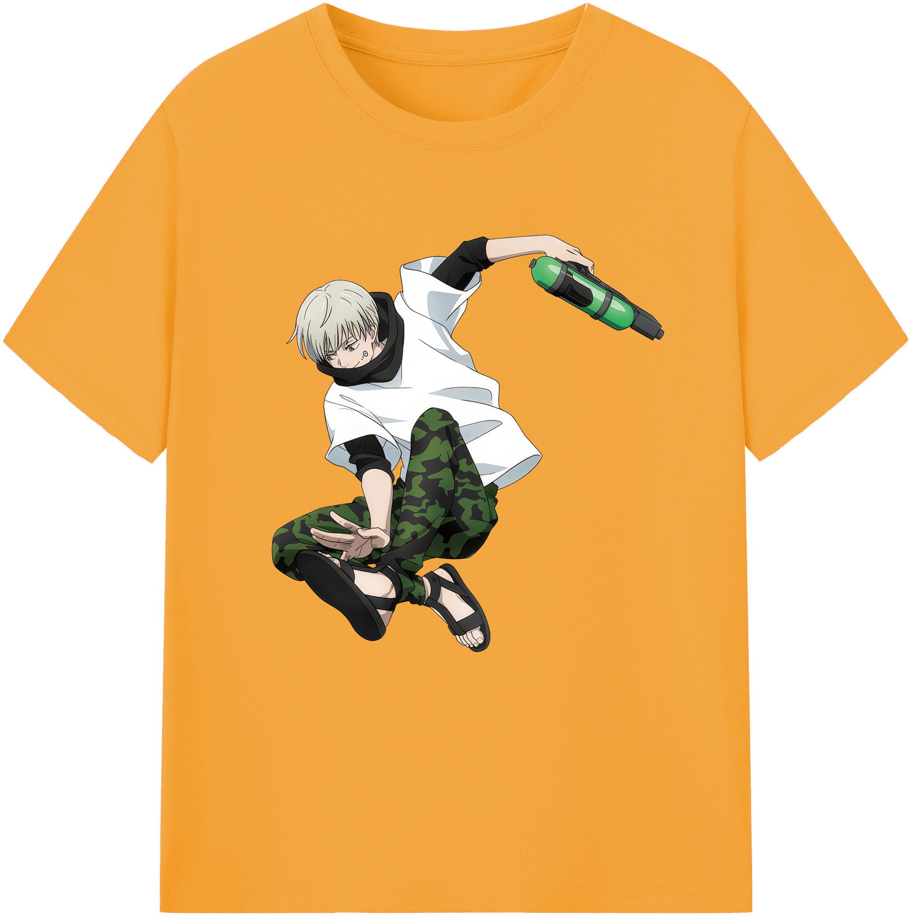 （画像用） 呪術廻戦 Jujutsu Kaisen レディースカジュアルプリントTシャツ（綿100％）