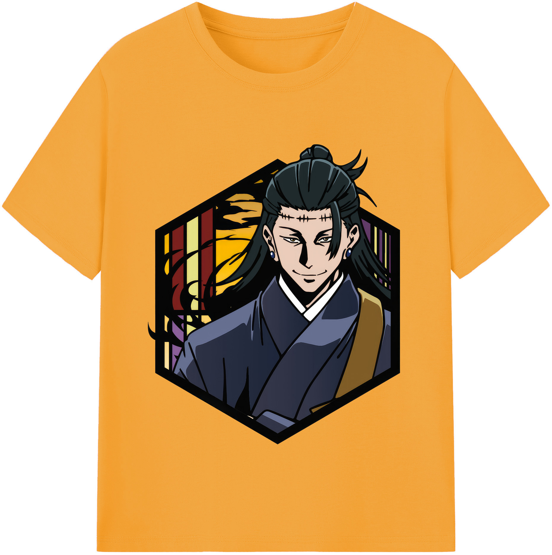 （画像用） 呪術廻戦 Jujutsu Kaisen レディースカジュアルプリントTシャツ（綿100％）