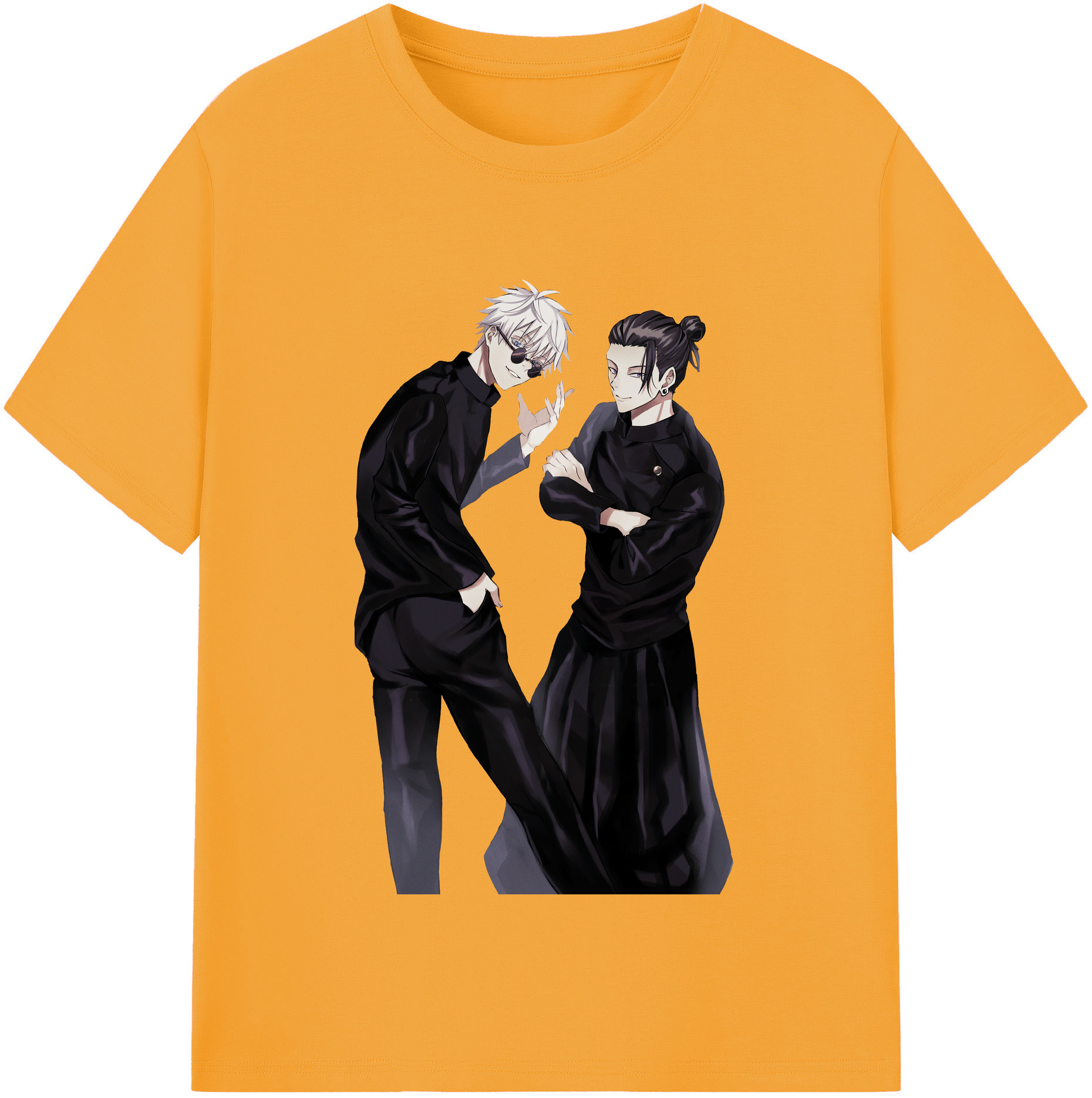 （画像用） 呪術廻戦 Jujutsu Kaisen レディースカジュアルプリントTシャツ（綿100％）