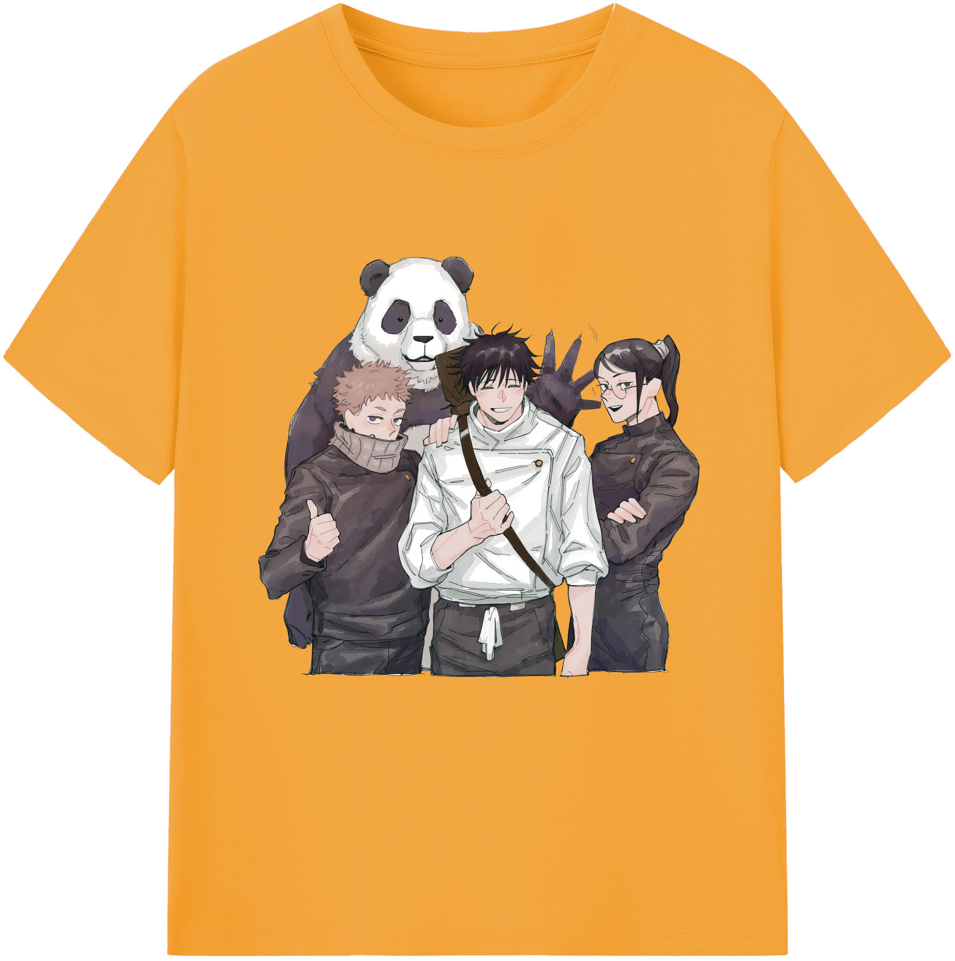 （画像用） 呪術廻戦 Jujutsu Kaisen レディースカジュアルプリントTシャツ（綿100％）